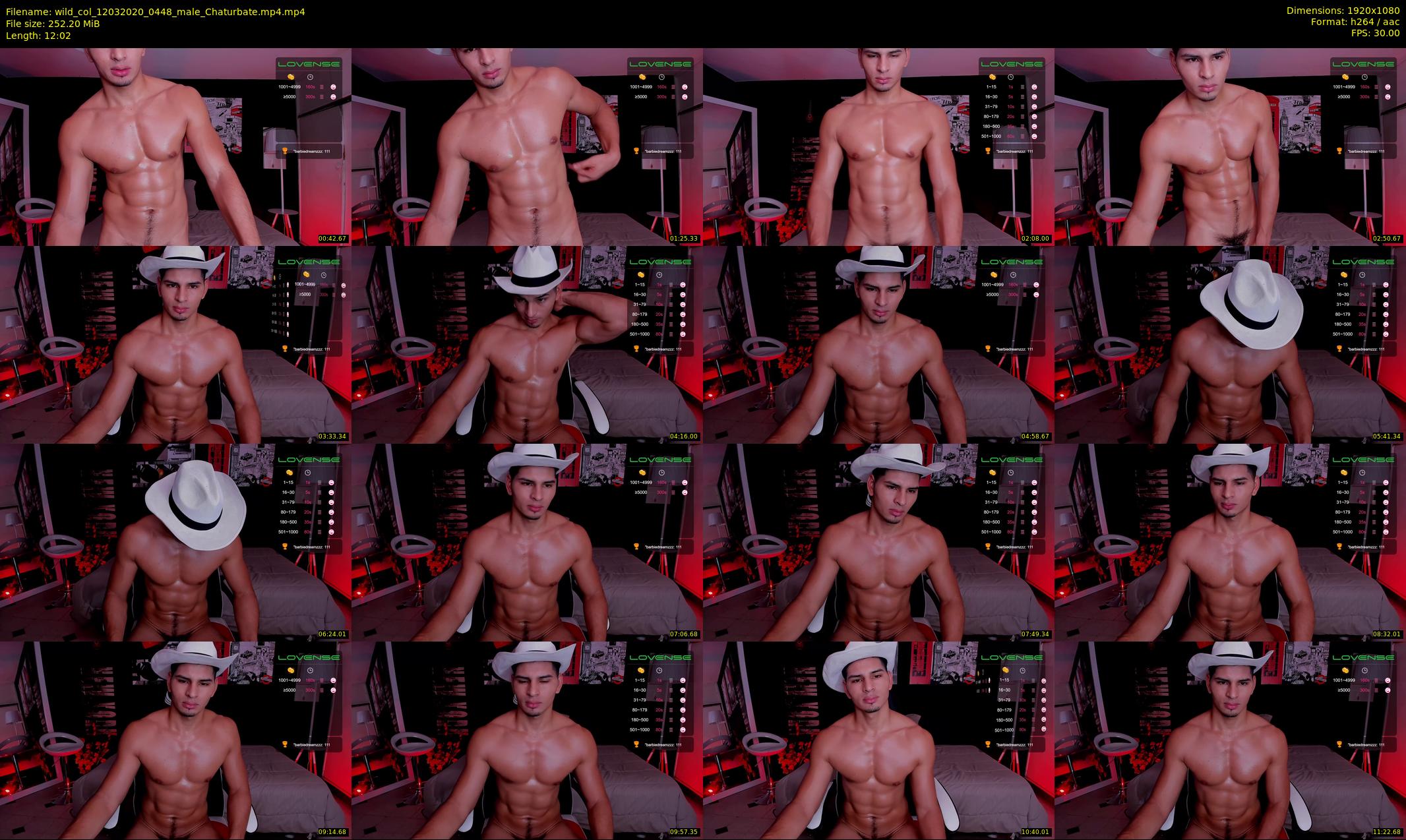 wild_col — 13 minute Chaturbate male cam show recording, 1080p, Mar 12, 2020