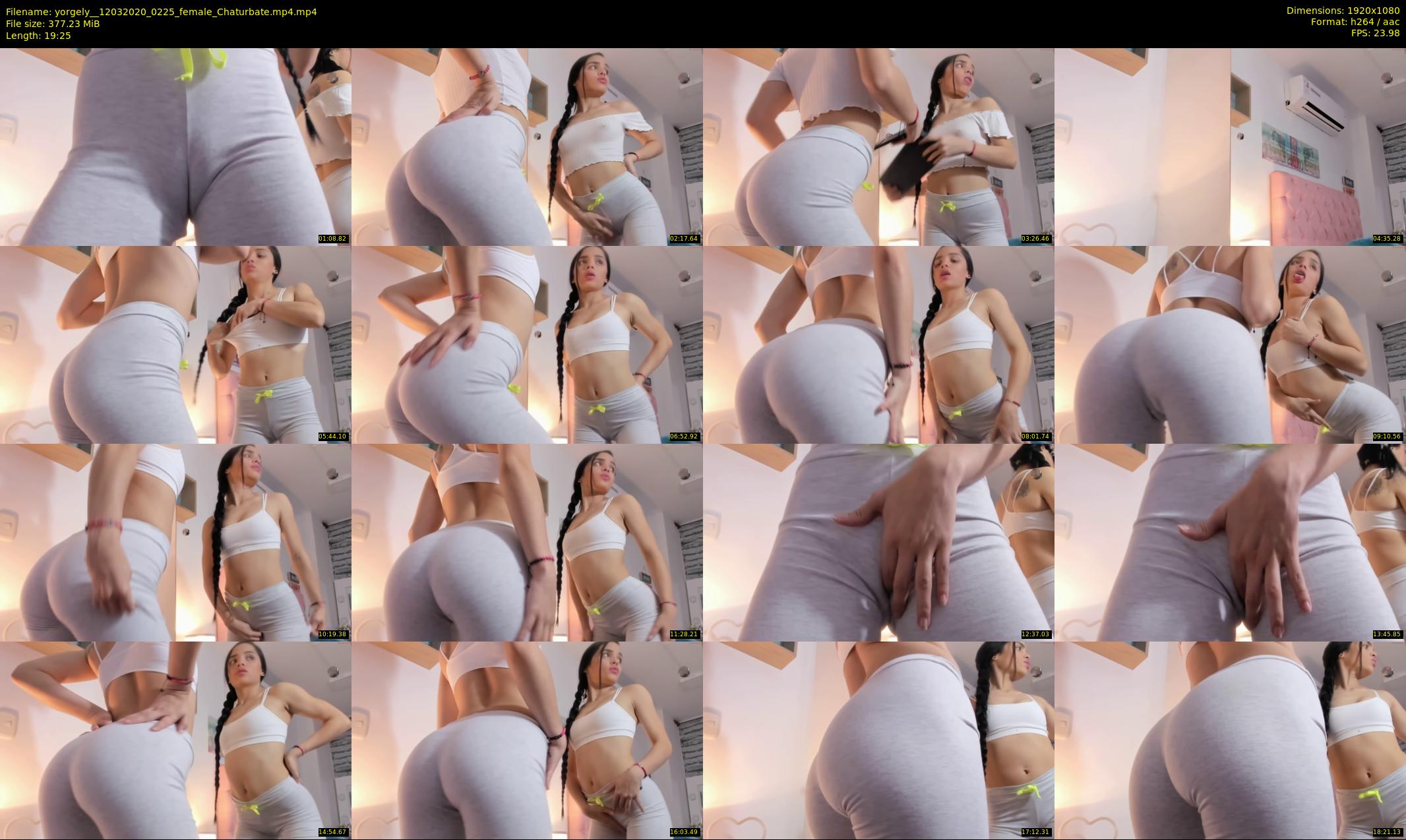 yorgely_ — 20 minute Chaturbate female cam show recording, 1080p, Mar 12, 2020