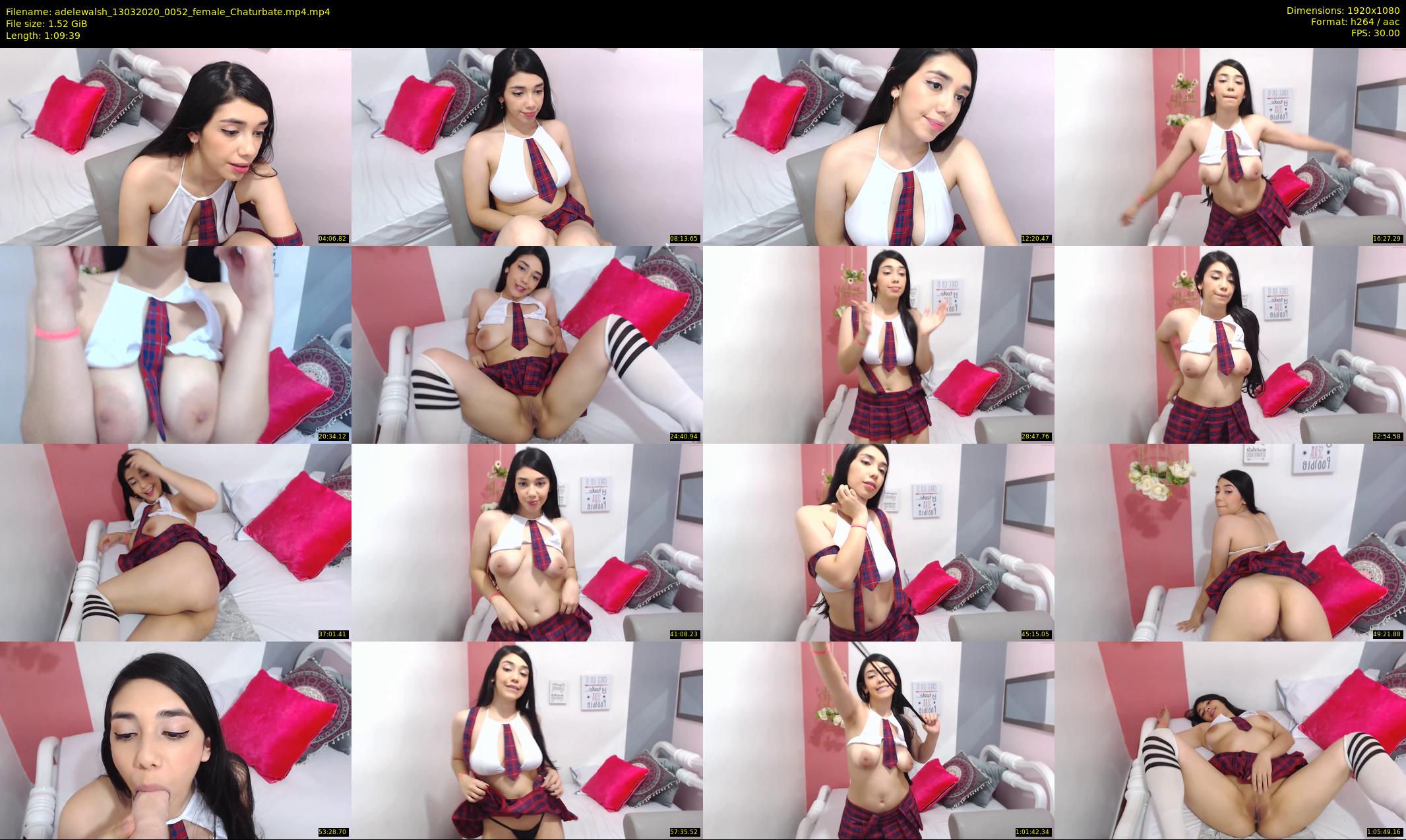 adelewalsh — 70 minute Chaturbate female cam show recording, 1080p, Mar 13, 2020