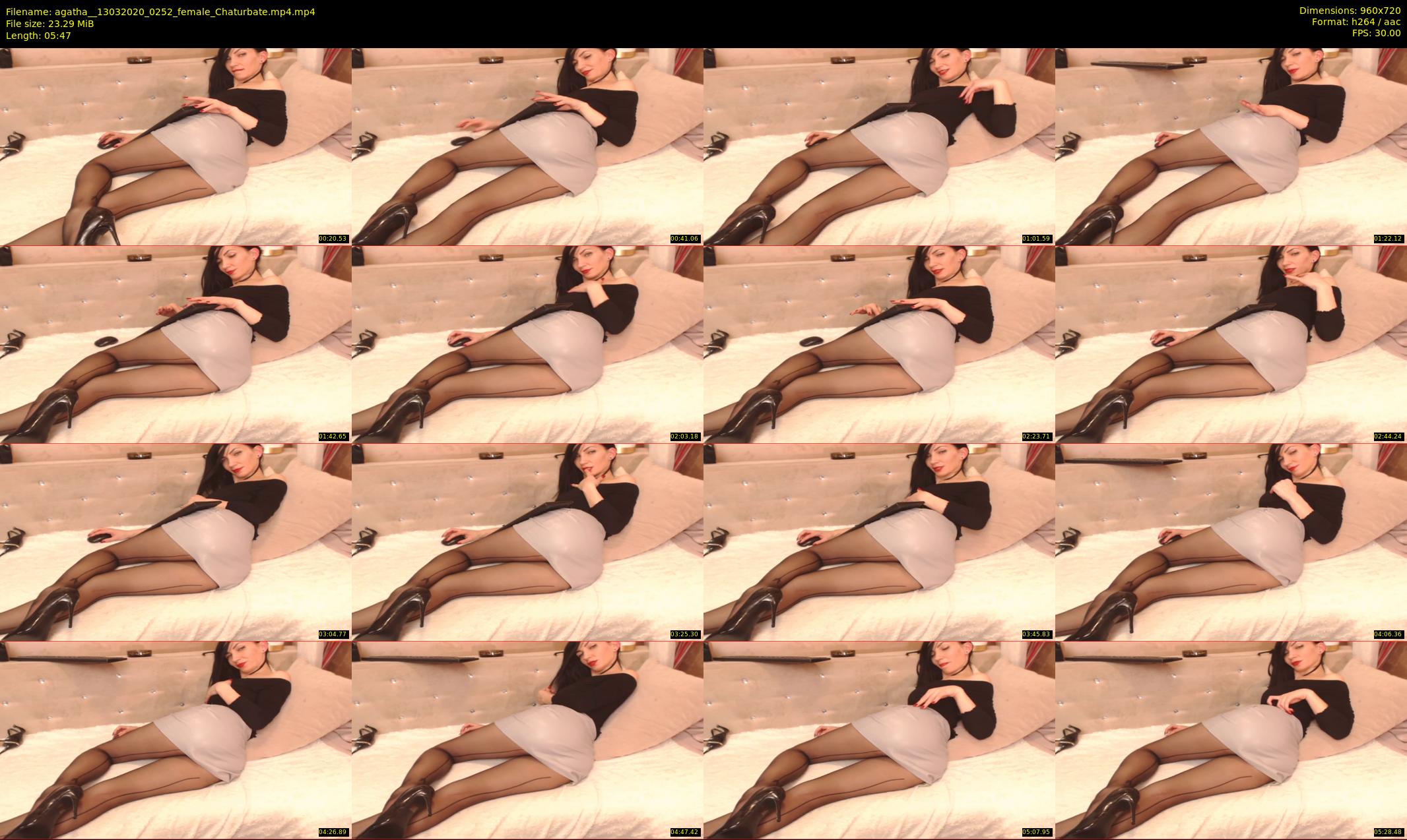 agatha_ — 6 minute Chaturbate female cam show recording, 720p, Mar 13, 2020
