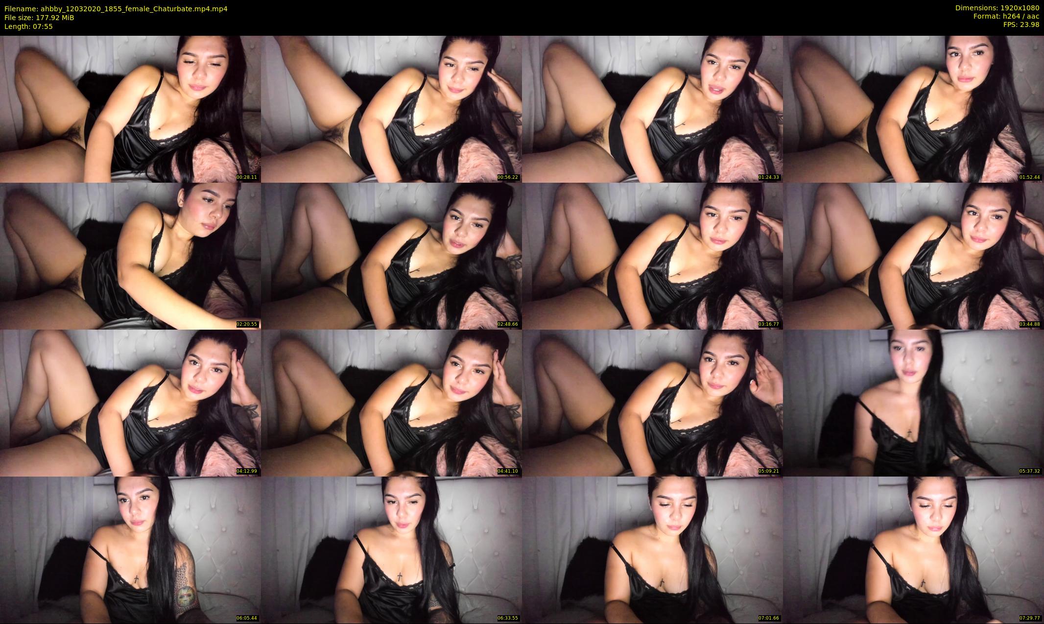 ahbby — 8 minute Chaturbate female cam show recording, 1080p, Mar 12, 2020