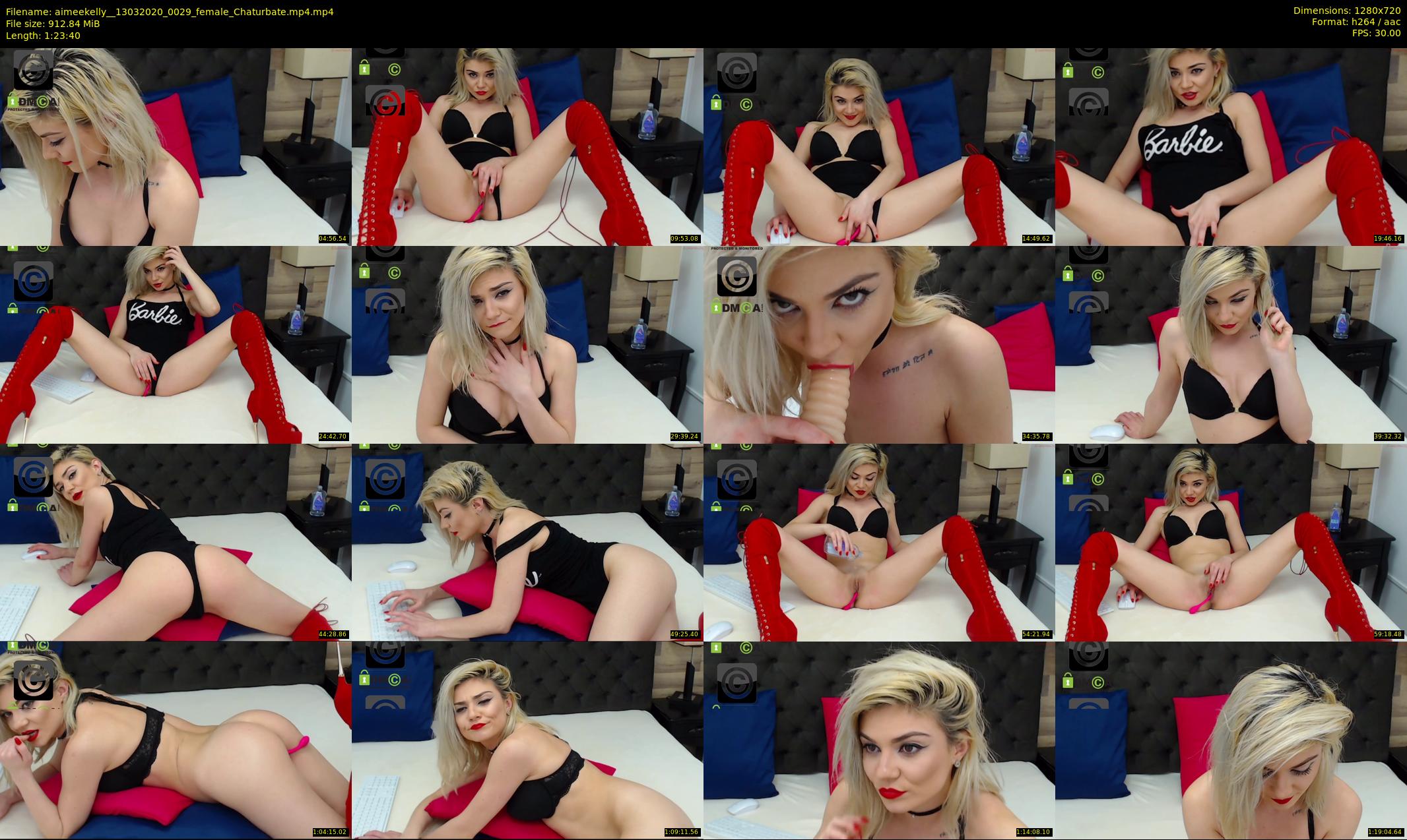 aimeekelly_ — 84 minute Chaturbate female cam show recording, 720p, Mar 13, 2020
