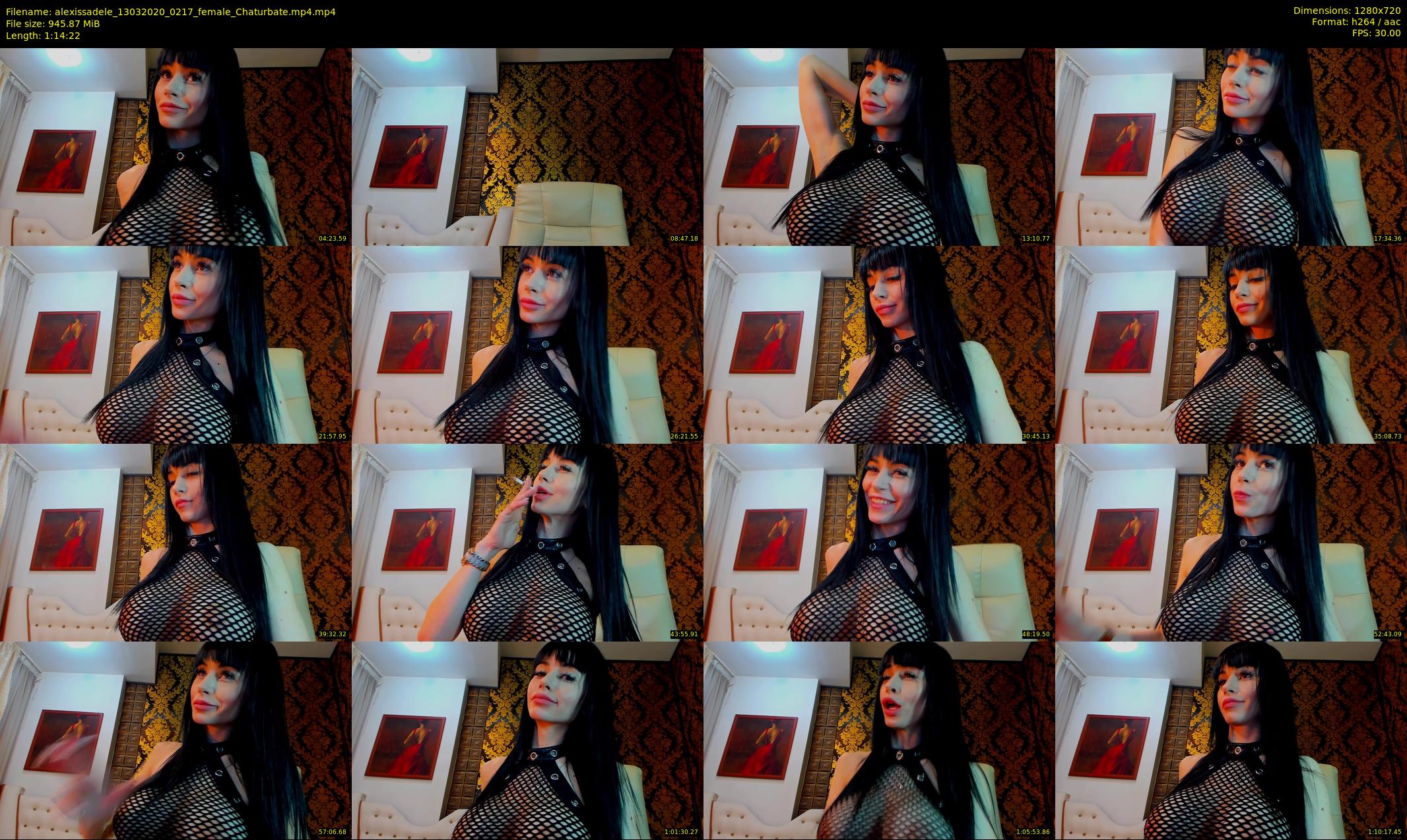 alexissadele — 75 minute Chaturbate female cam show recording, 720p, Mar 13, 2020