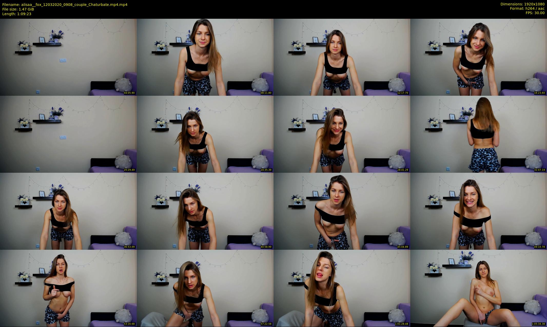 alisaa__fox — 70 minute Chaturbate female cam show recording, 1080p, Mar 12, 2020