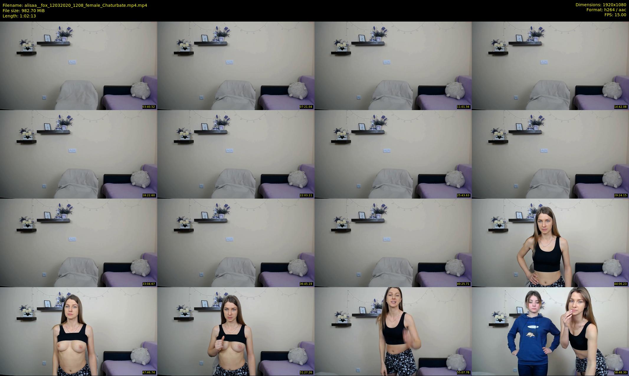 alisaa__fox — 63 minute Chaturbate female cam show recording, 1080p, Mar 12, 2020