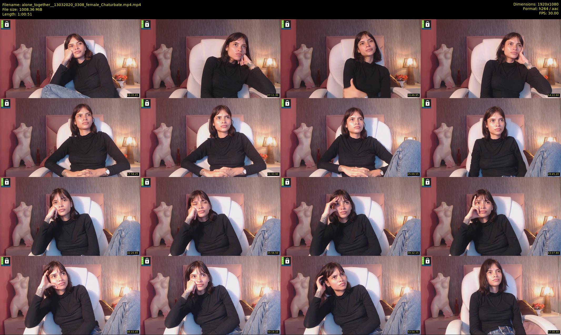 alone_together_ — 61 minute Chaturbate female cam show recording, 1080p, Mar 13, 2020