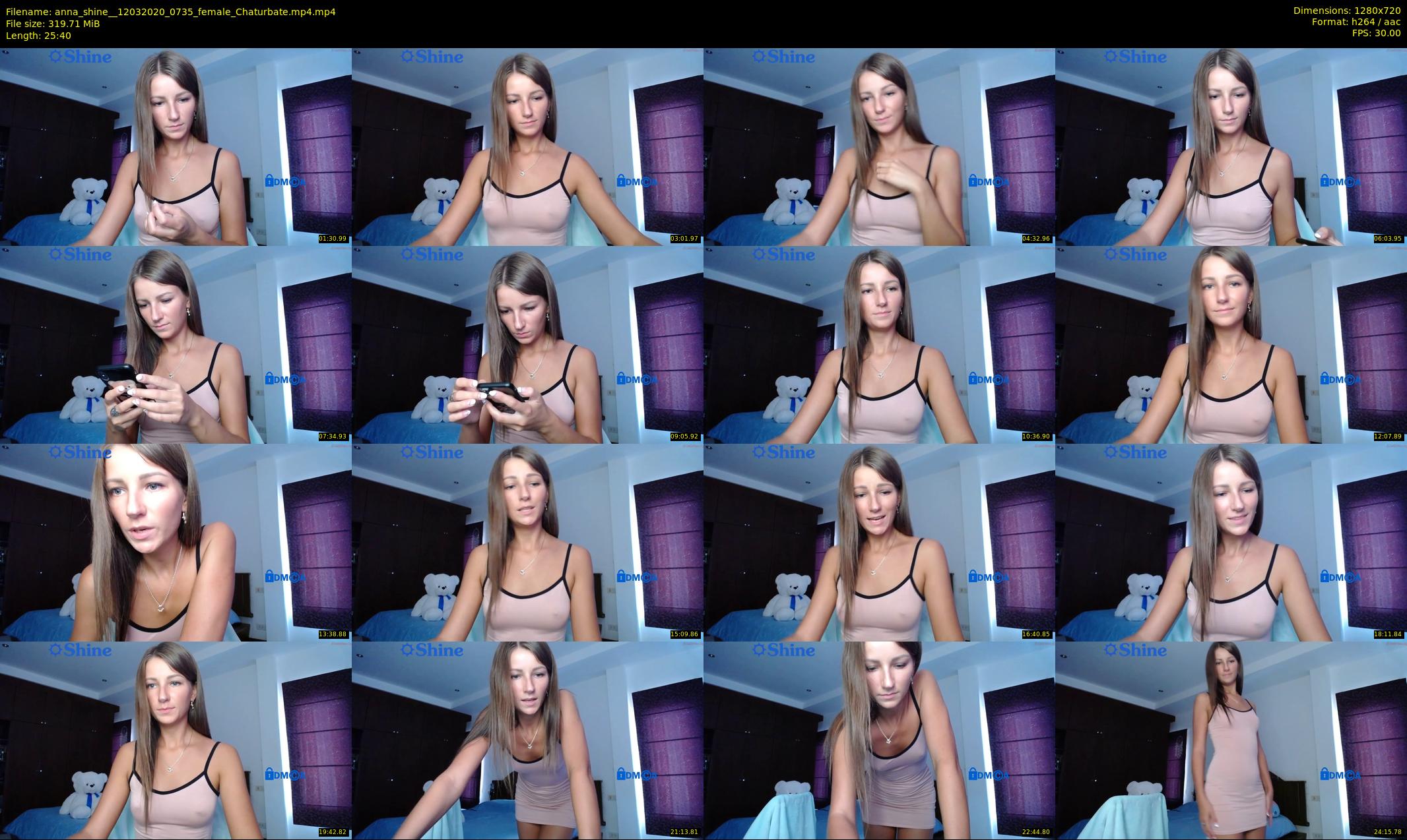 anna_shine_ — 26 minute Chaturbate female cam show recording, 720p, Mar 12, 2020