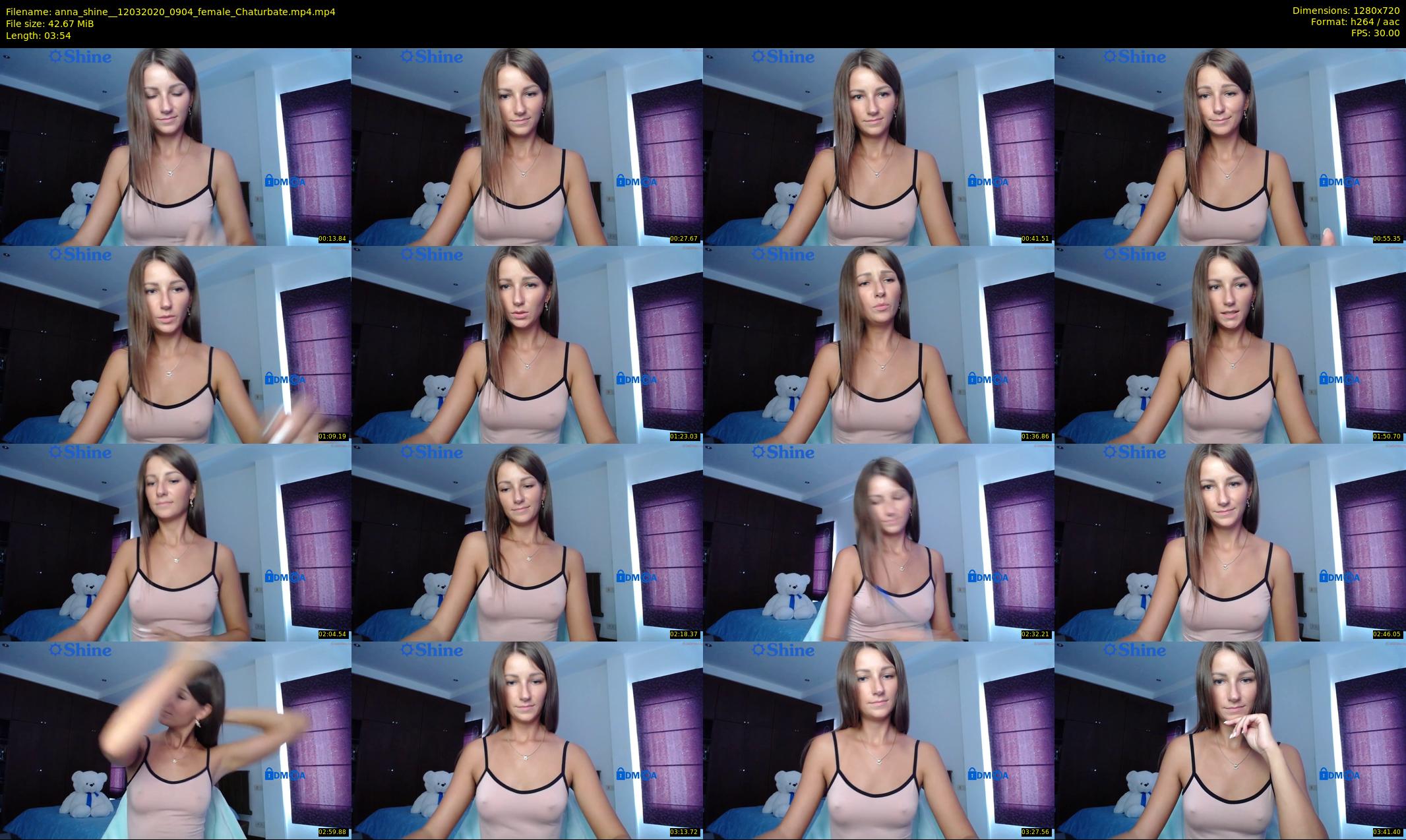 anna_shine_ — 4 minute Chaturbate female cam show recording, 720p, Mar 12, 2020