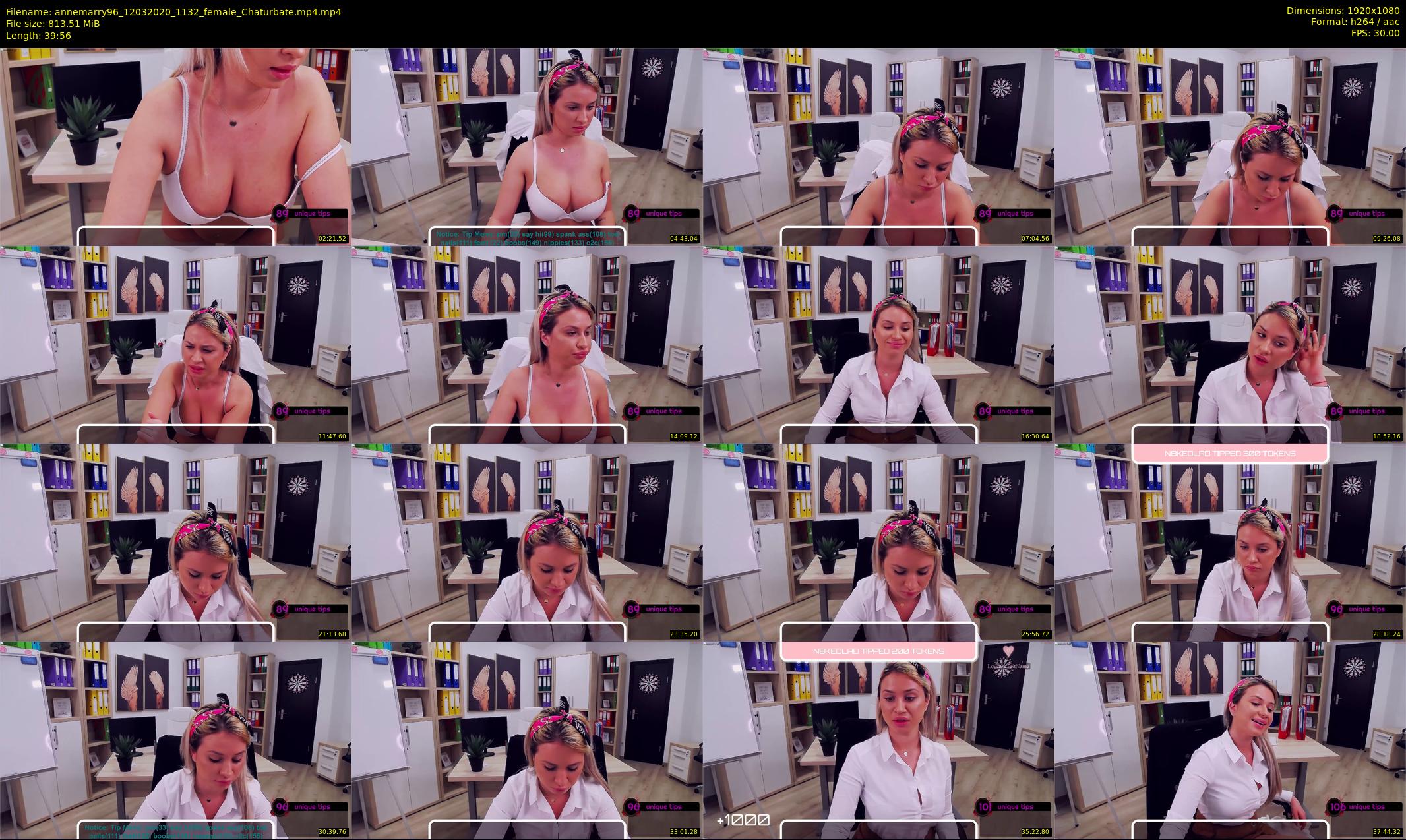 annemarry96 — 40 minute Chaturbate female cam show recording, 1080p, Mar 12, 2020