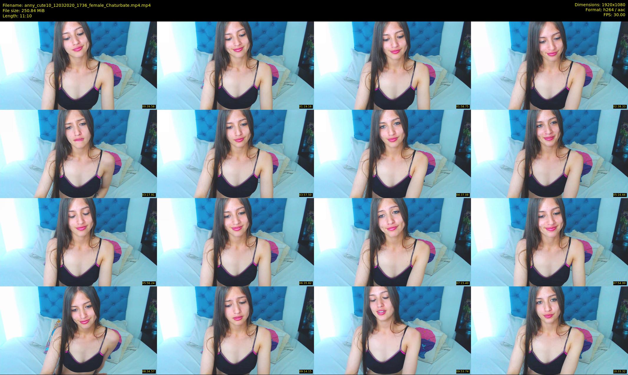 anny_cute10 — 12 minute Chaturbate female cam show recording, 1080p, Mar 12, 2020