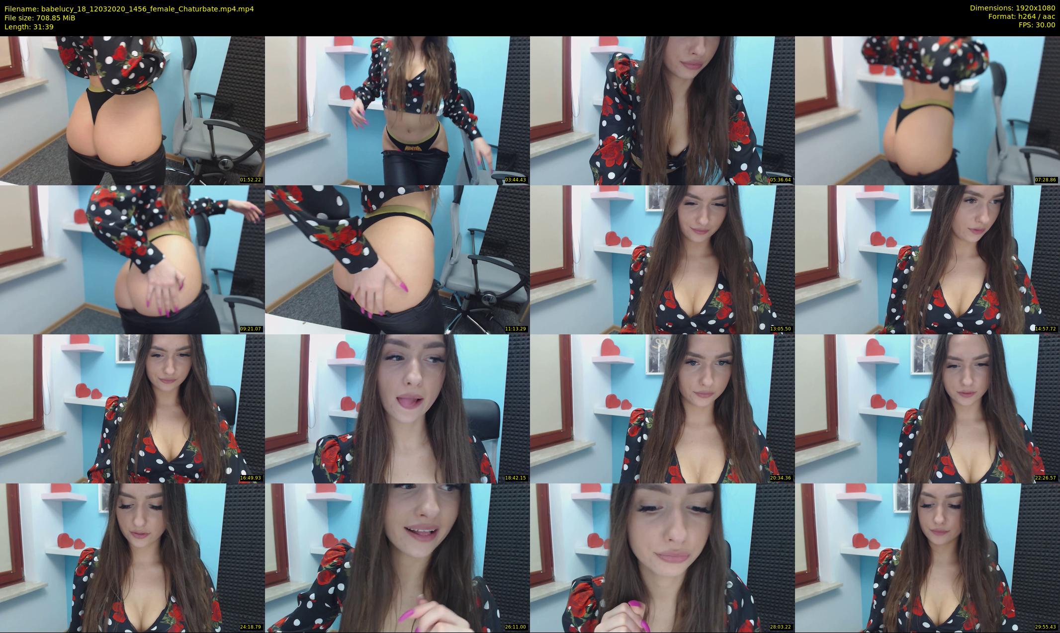 babelucy_18 — 32 minute Chaturbate female cam show recording, 1080p, Mar 12, 2020