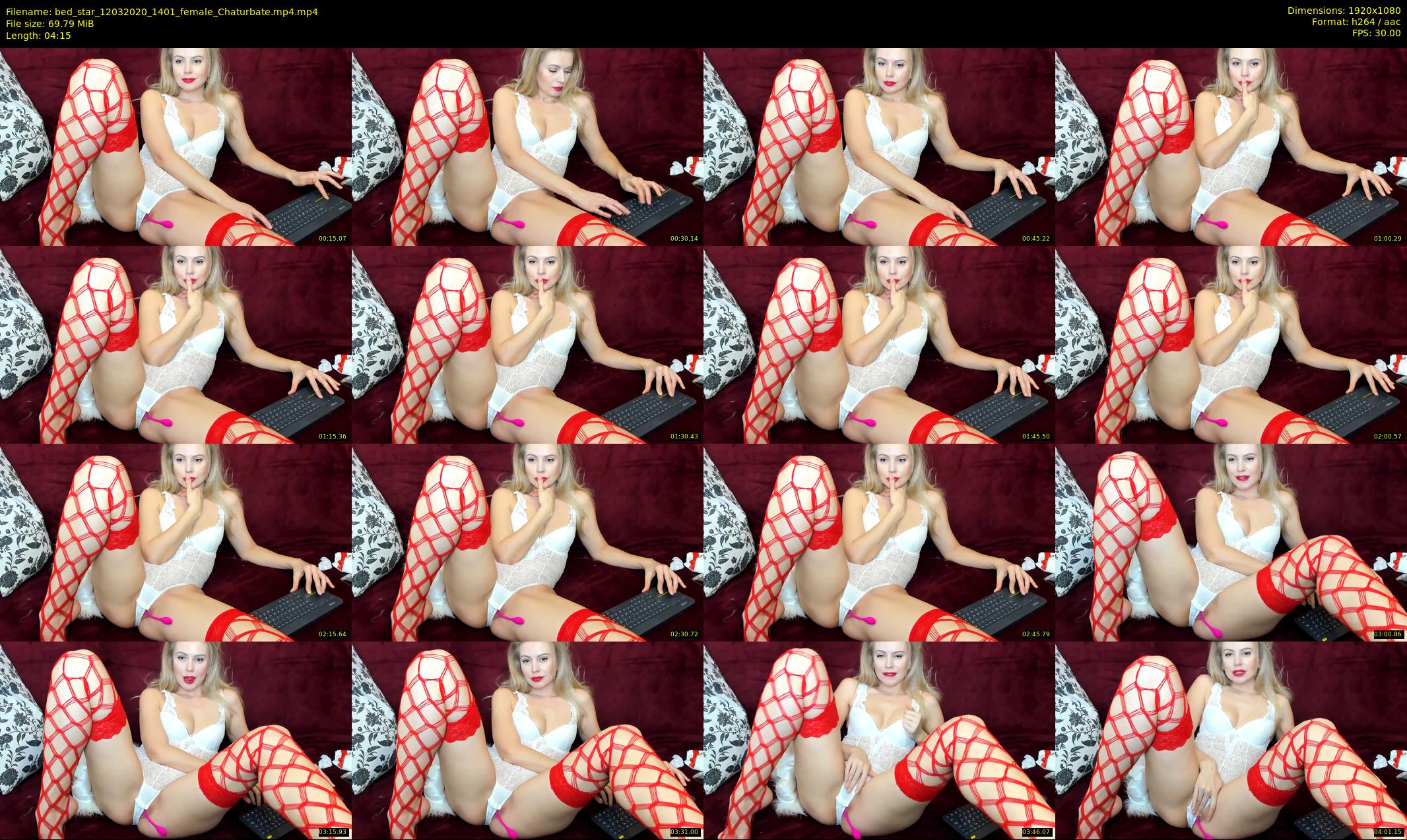 bed_star — 5 minute Chaturbate female cam show recording, 1080p, Mar 12, 2020