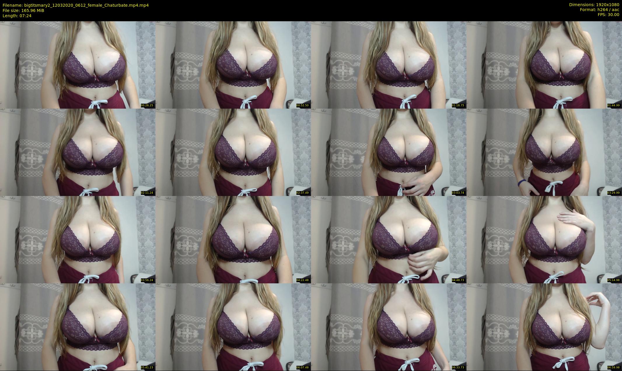 bigtitsmary2 — 8 minute Chaturbate female cam show recording, 1080p, Mar 12, 2020