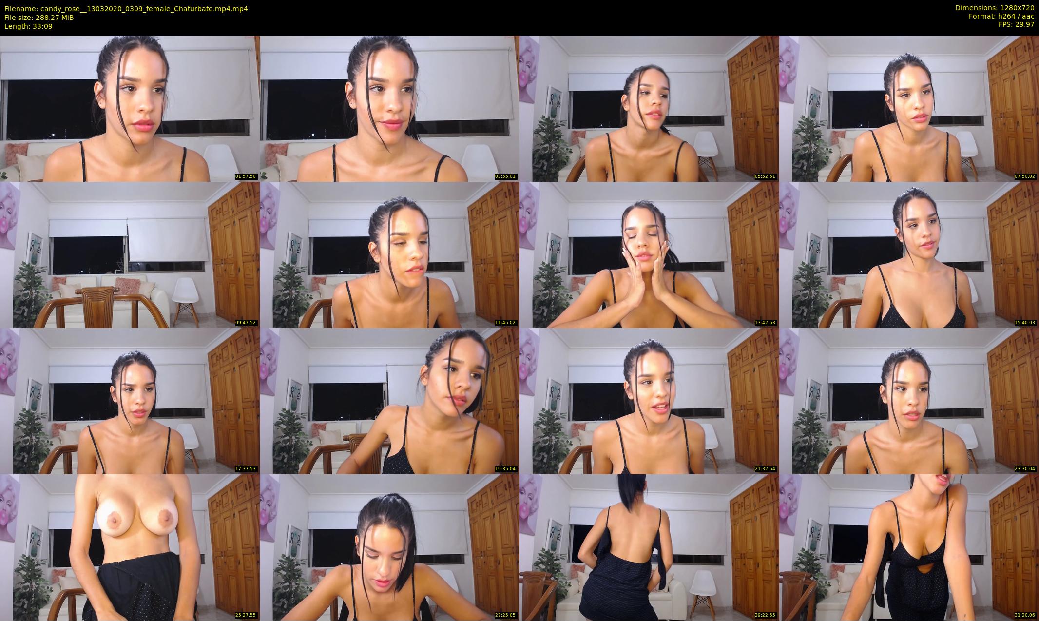 candy_rose_ — 34 minute Chaturbate female cam show recording, 720p, Mar 13, 2020