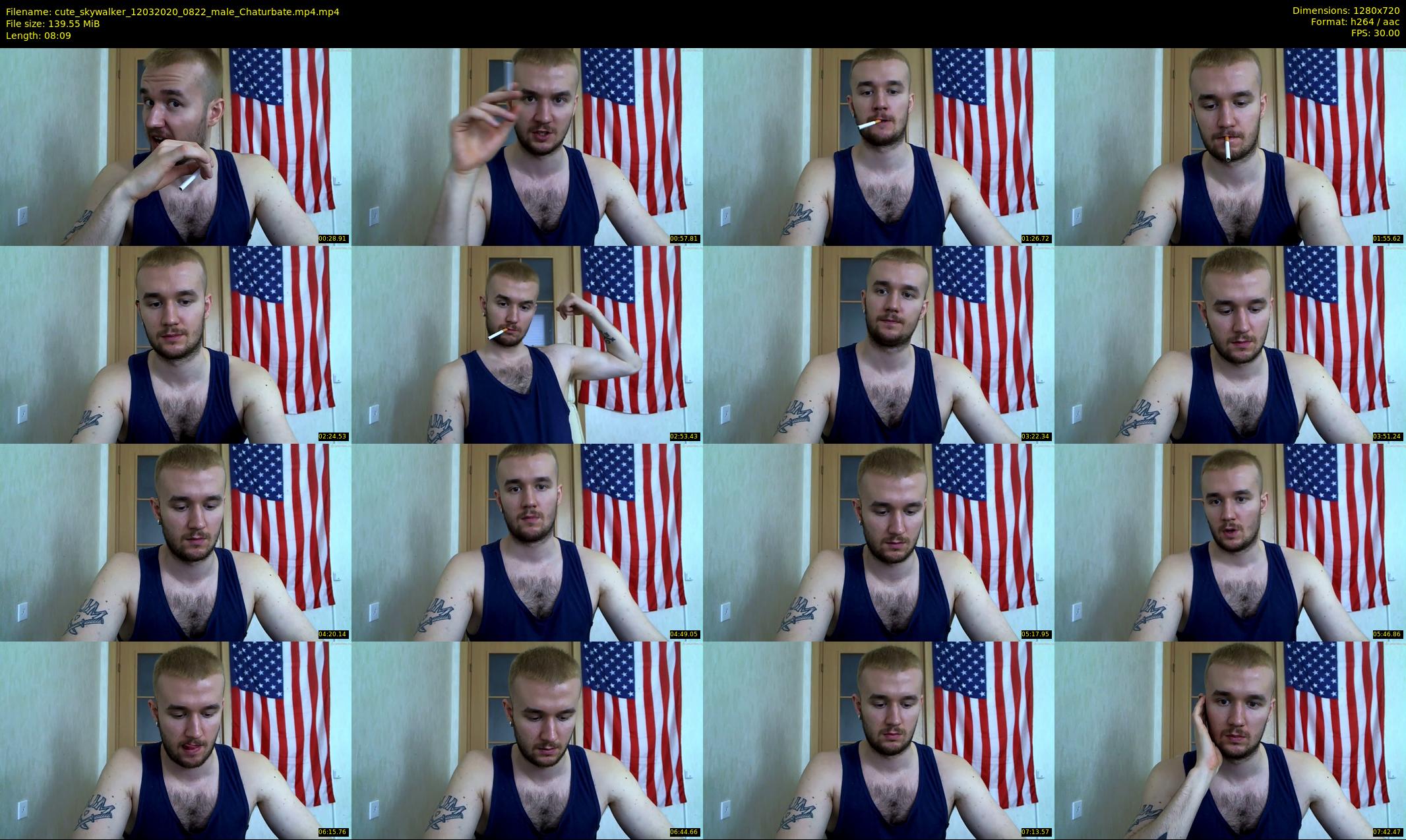 cute_skywalker — 9 minute Chaturbate male cam show recording, 720p, Mar 12, 2020