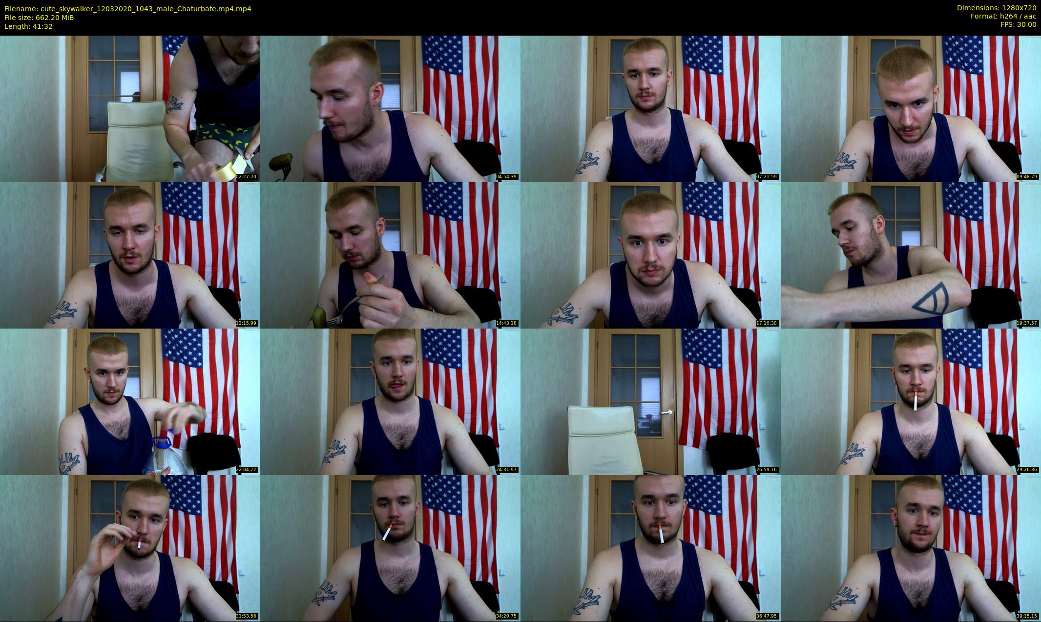 cute_skywalker — 42 minute Chaturbate male cam show recording, 720p, Mar 12, 2020