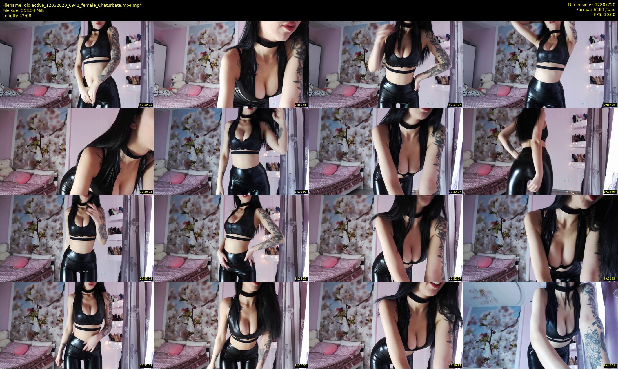 didiactive — 43 minute Chaturbate female cam show recording, 720p, Mar 12, 2020