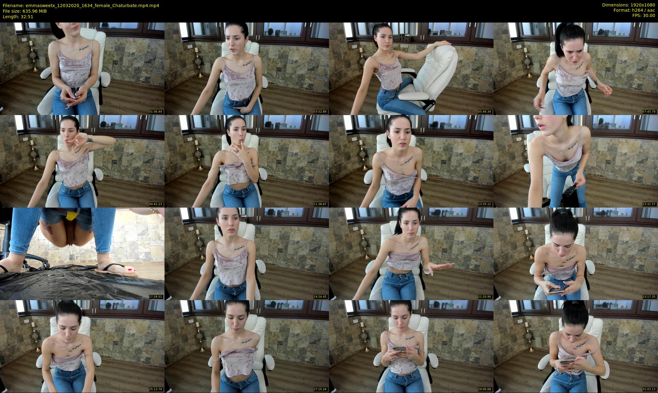 emmasweetx — 33 minute Chaturbate couple cam show recording, 1080p, Mar 12, 2020