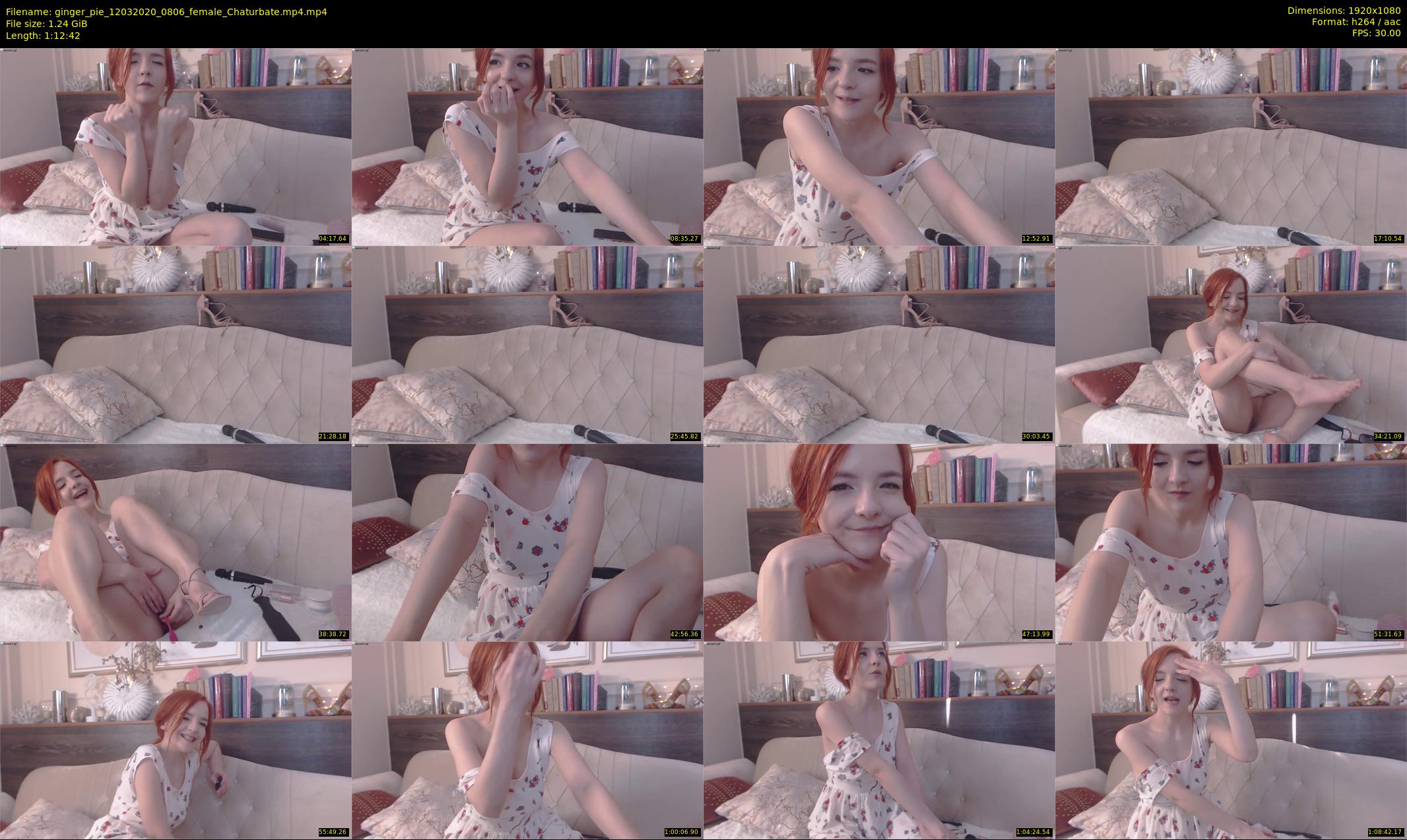 ginger_pie — 73 minute Chaturbate female cam show recording, 1080p, Mar 12, 2020