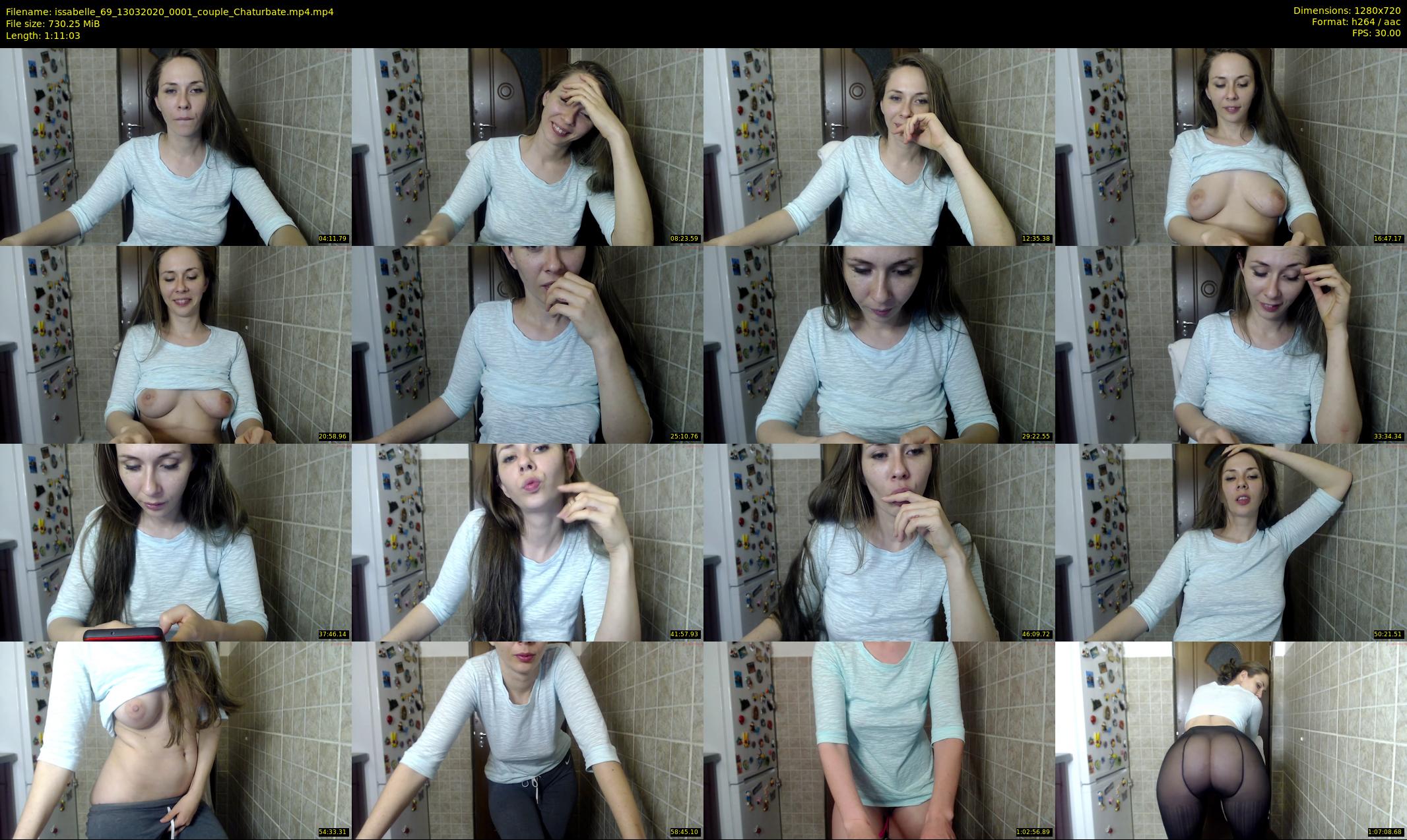 issabelle_69 — 72 minute Chaturbate couple cam show recording, 720p, Mar 13, 2020