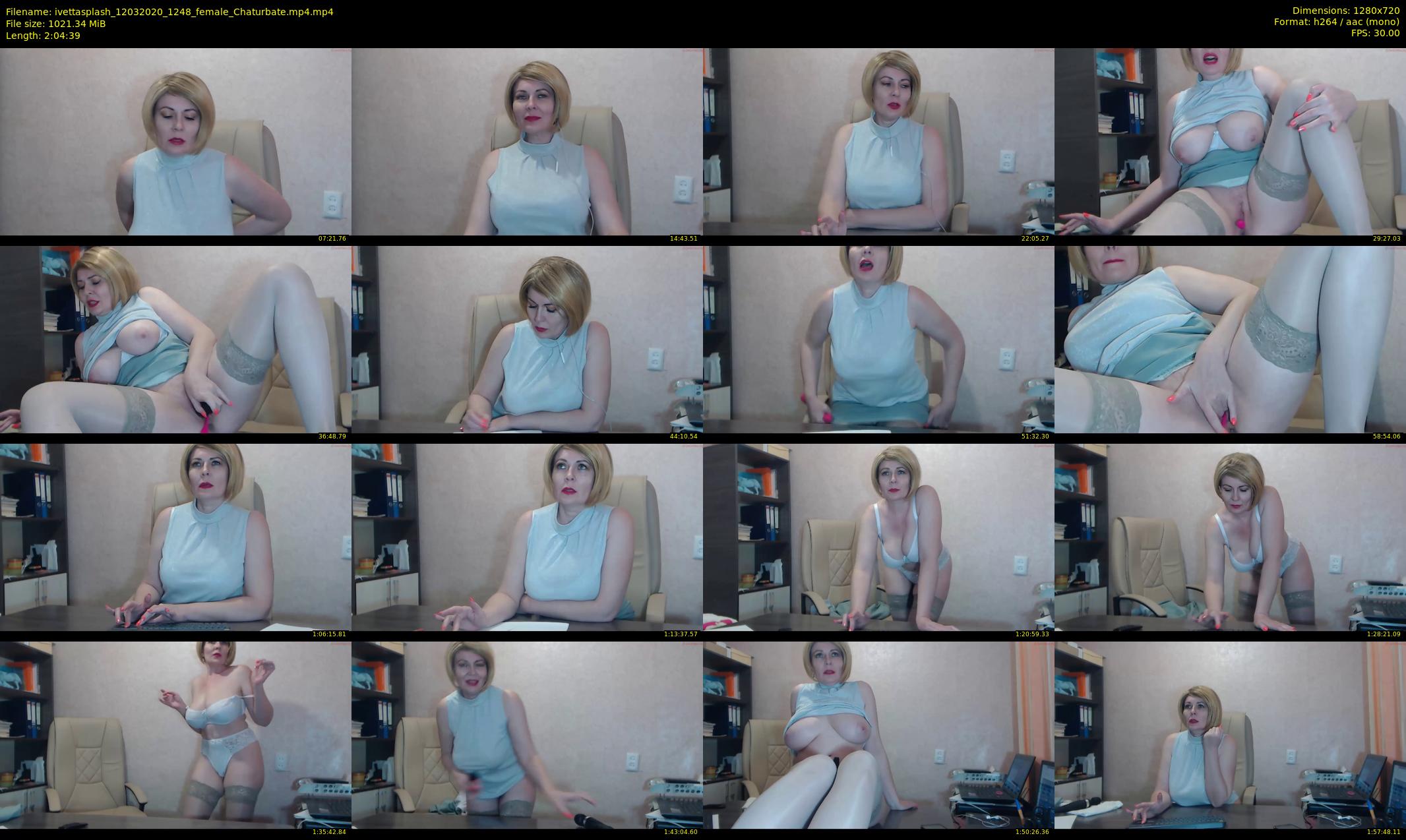 ivettasplash — 125 minute Chaturbate female cam show recording, 720p, Mar 12, 2020