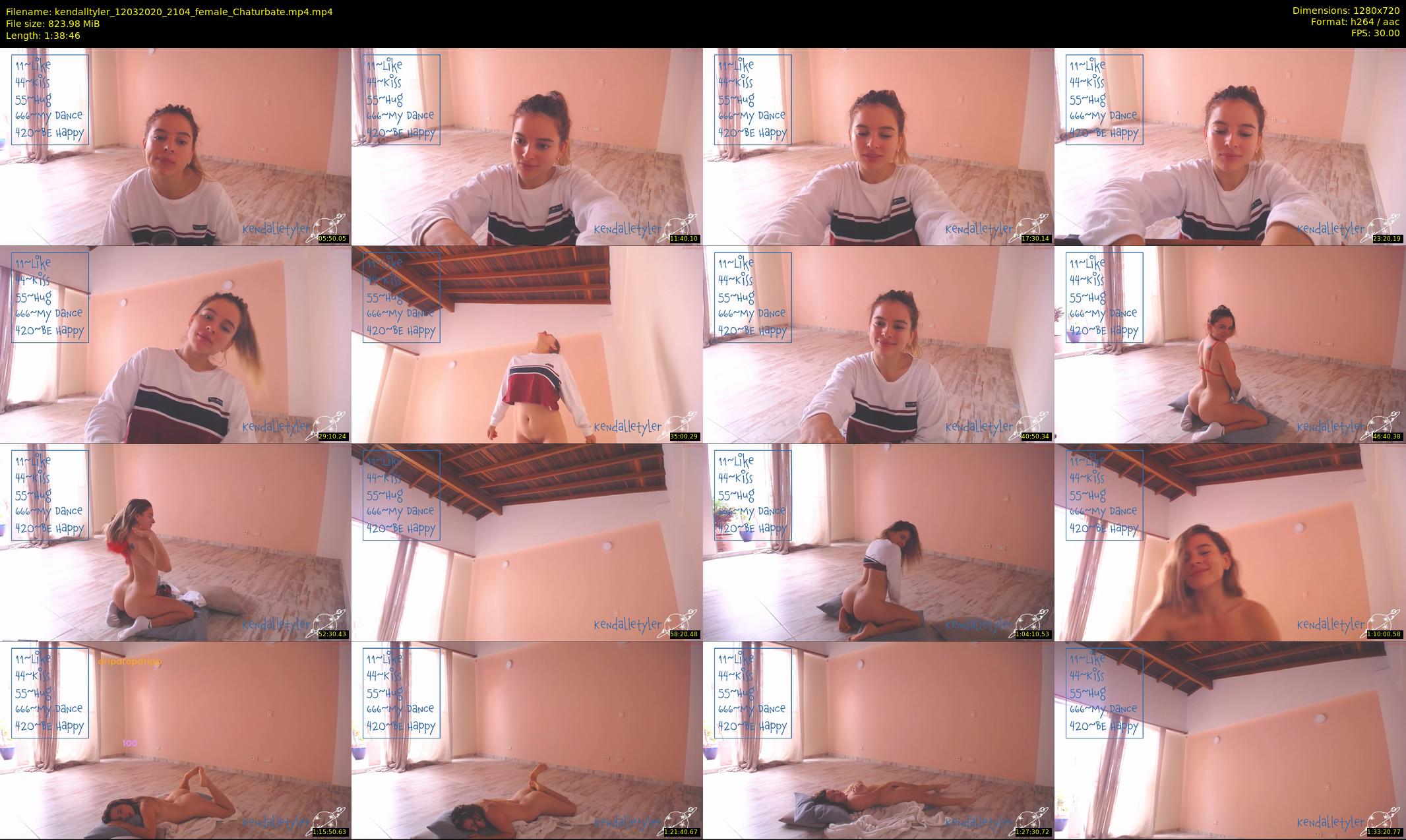 kendalltyler — 99 minute Chaturbate female cam show recording, 720p, Mar 12, 2020