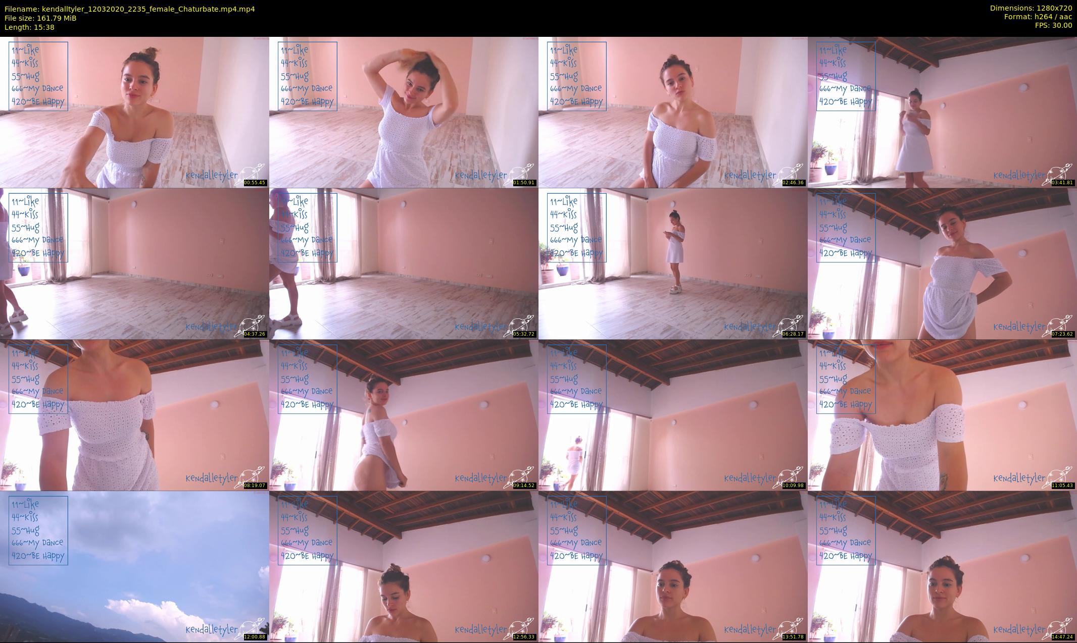 kendalltyler — 16 minute Chaturbate female cam show recording, 720p, Mar 12, 2020