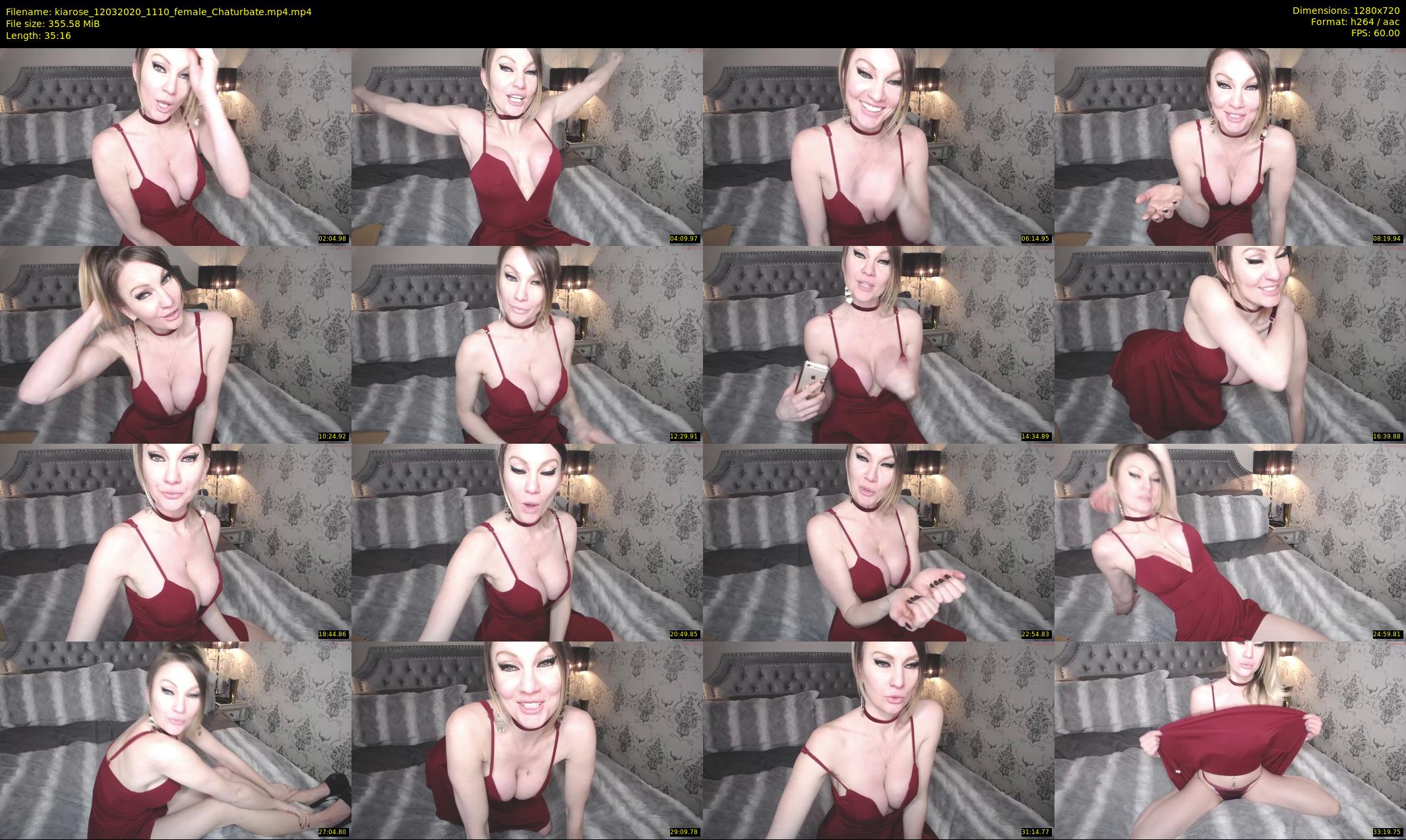 kiarose — 36 minute Chaturbate female cam show recording, 720p, Mar 12, 2020