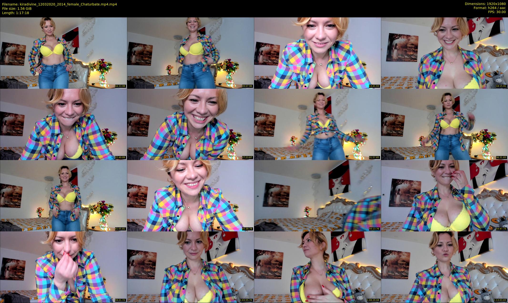 kiradivine — 78 minute Chaturbate female cam show recording, 1080p, Mar 12, 2020