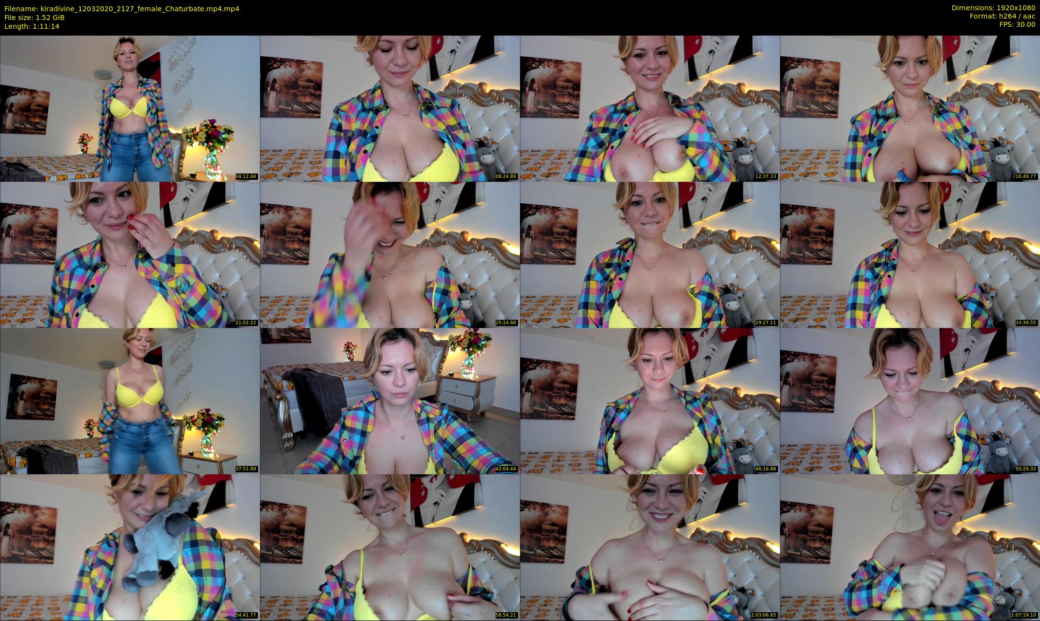 kiradivine — 72 minute Chaturbate female cam show recording, 1080p, Mar 12, 2020