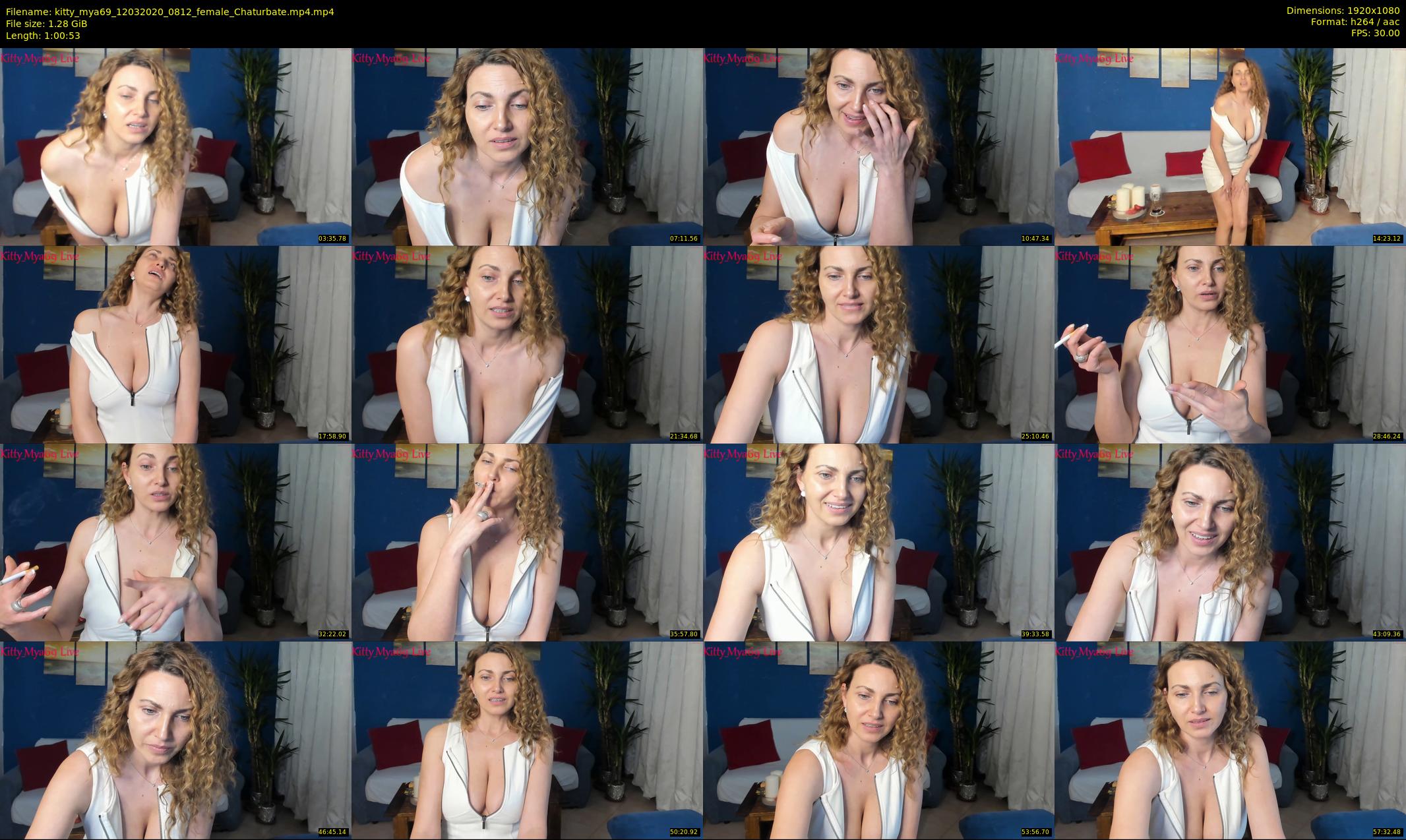 kitty_mya69 — 61 minute Chaturbate female cam show recording, 1080p, Mar 12, 2020