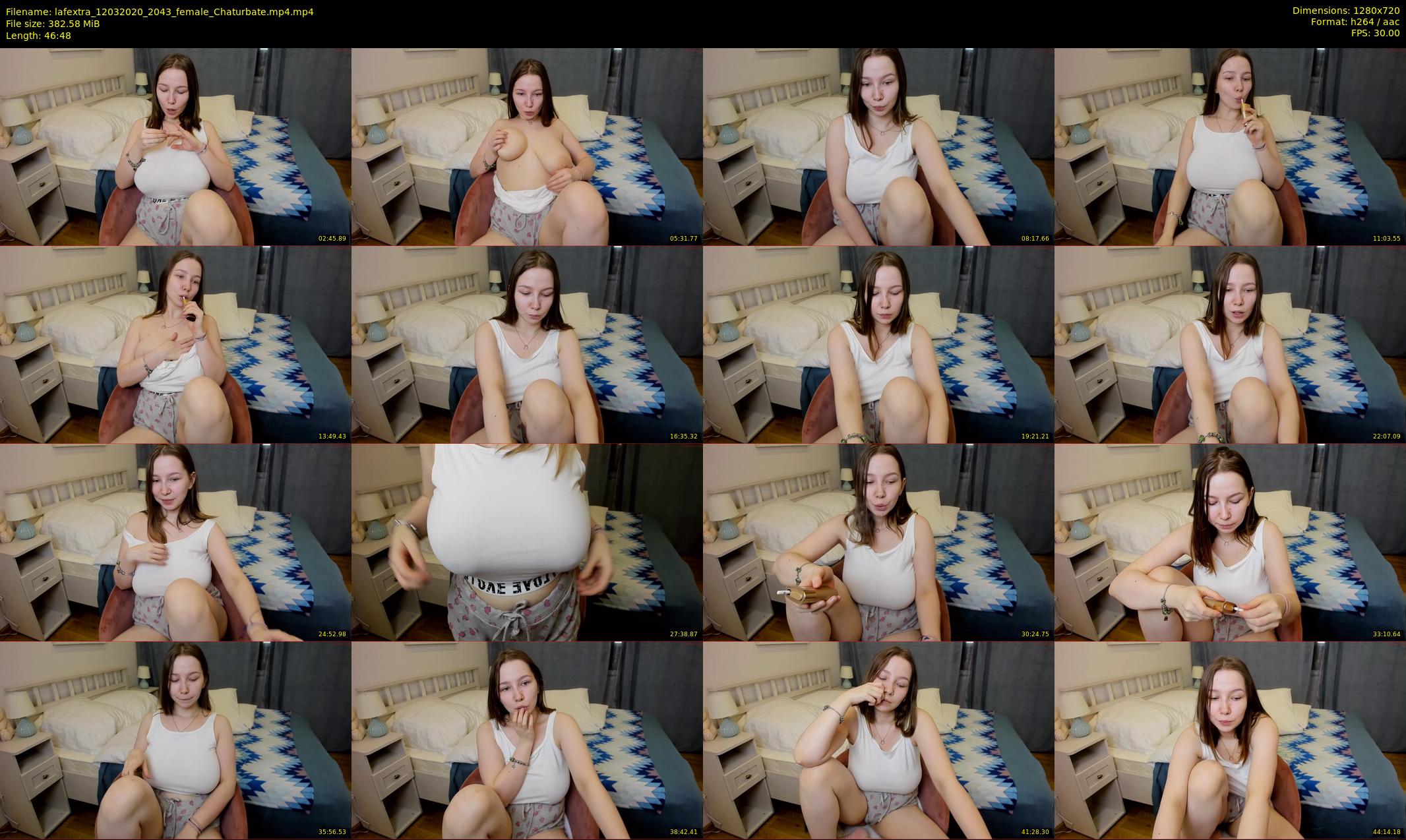 lafextra — 47 minute Chaturbate female cam show recording, 720p, Mar 12, 2020