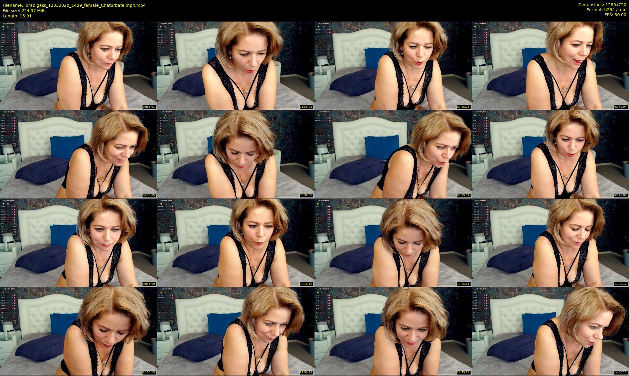 lorabigass — 16 minute Chaturbate female cam show recording, 720p, Mar 12, 2020
