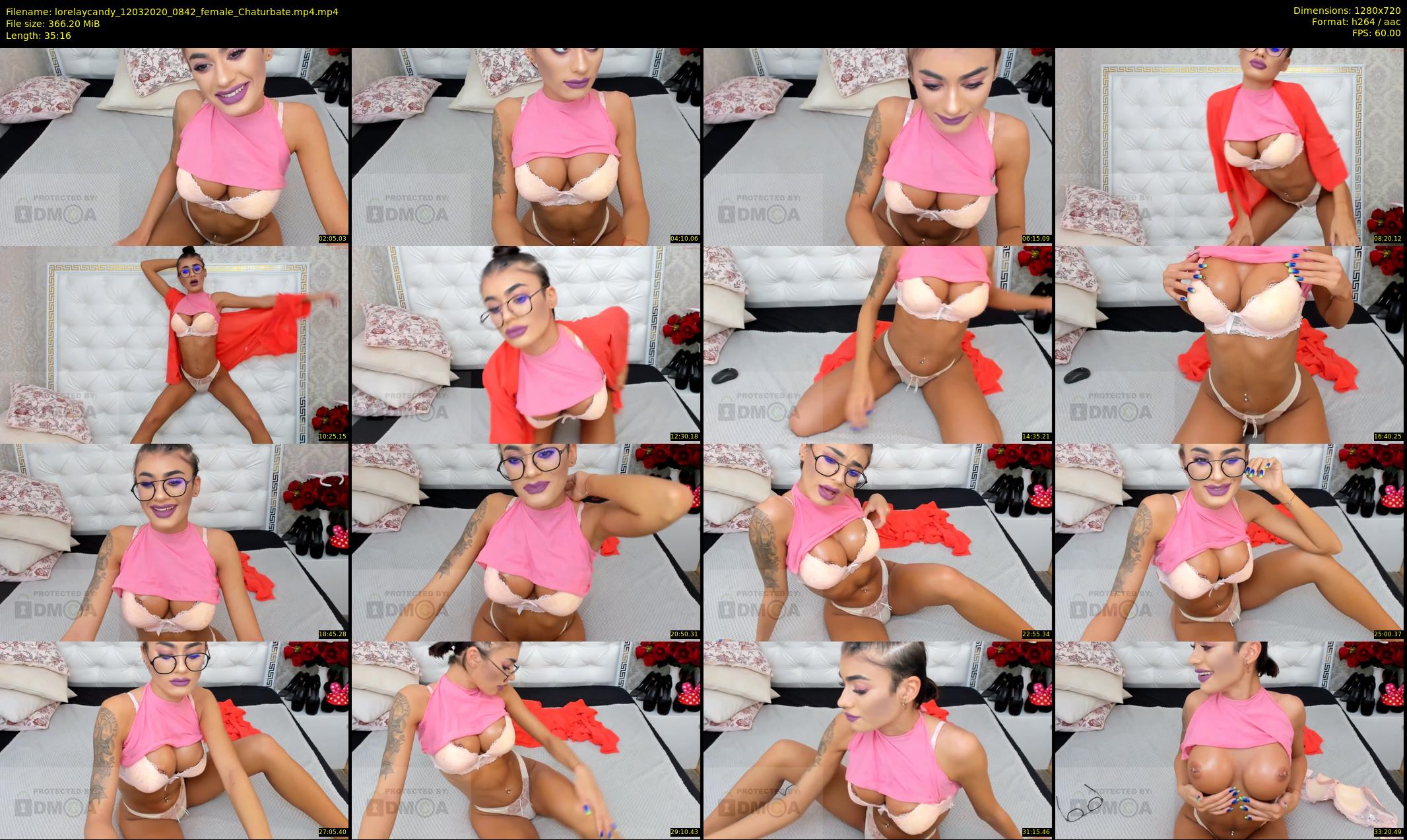 lorelaycandy — 36 minute Chaturbate female cam show recording, 720p, Mar 12, 2020