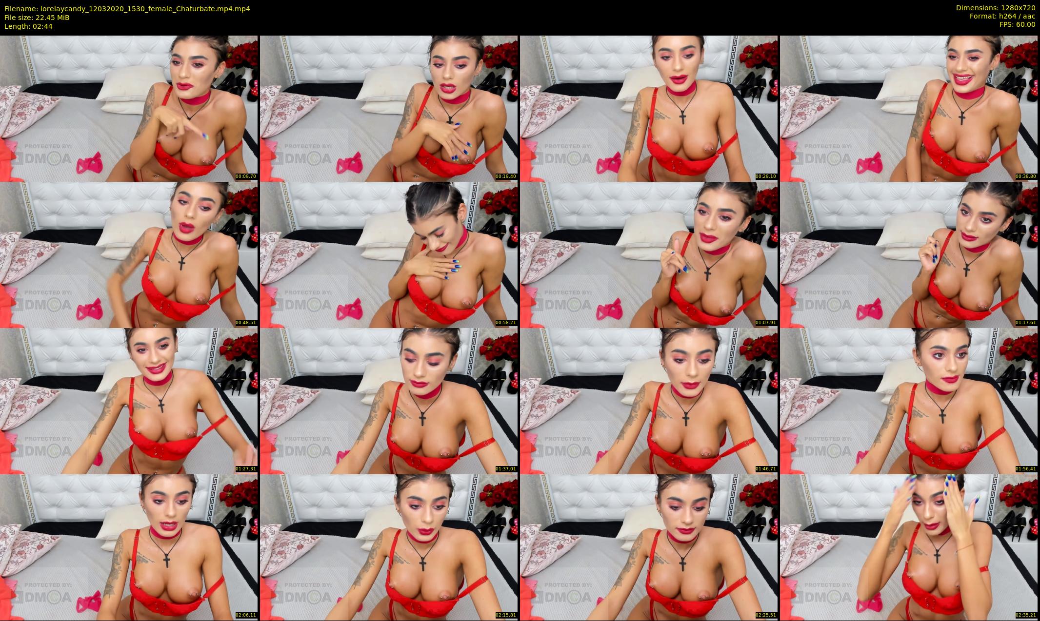 lorelaycandy — 3 minute Chaturbate female cam show recording, 720p, Mar 12, 2020