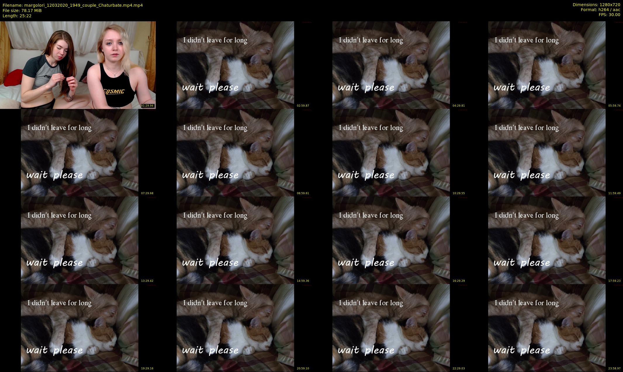 margolori — 26 minute Chaturbate couple cam show recording, 720p, Mar 12, 2020