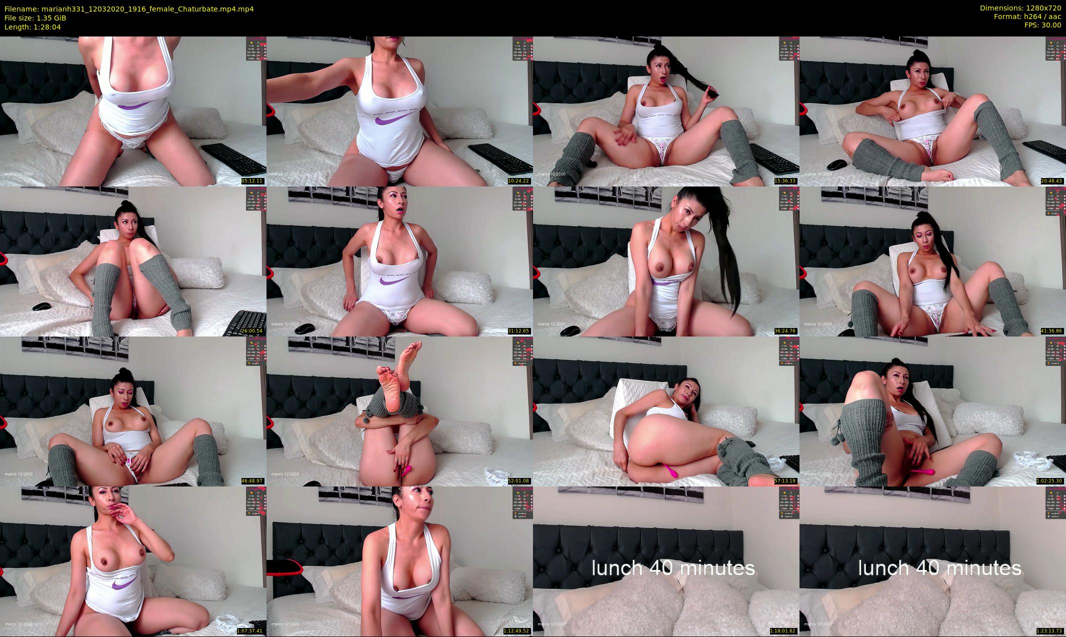 marianh331 — 89 minute Chaturbate female cam show recording, 720p, Mar 12, 2020