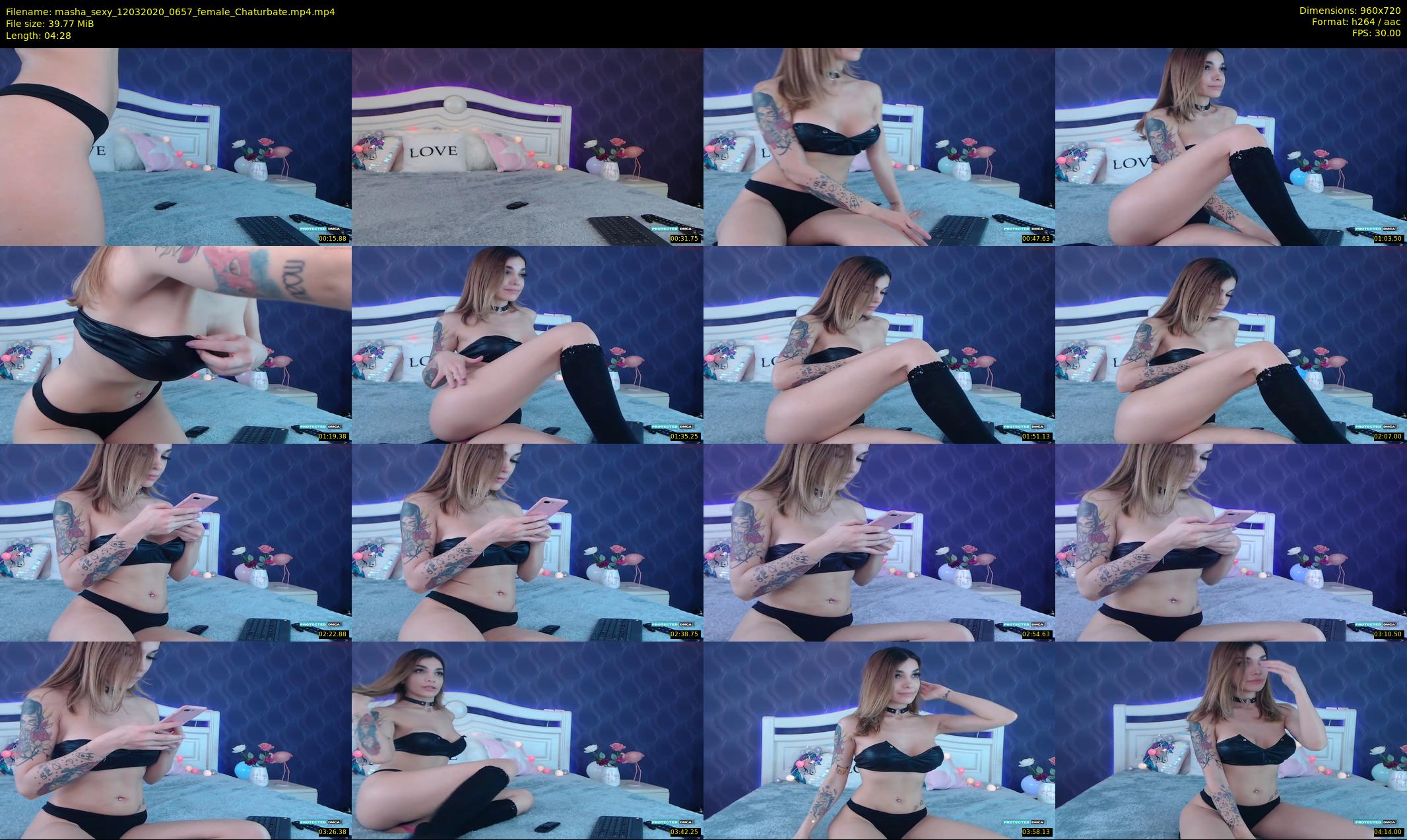 masha_sexy — 5 minute Chaturbate female cam show recording, 720p, Mar 12, 2020