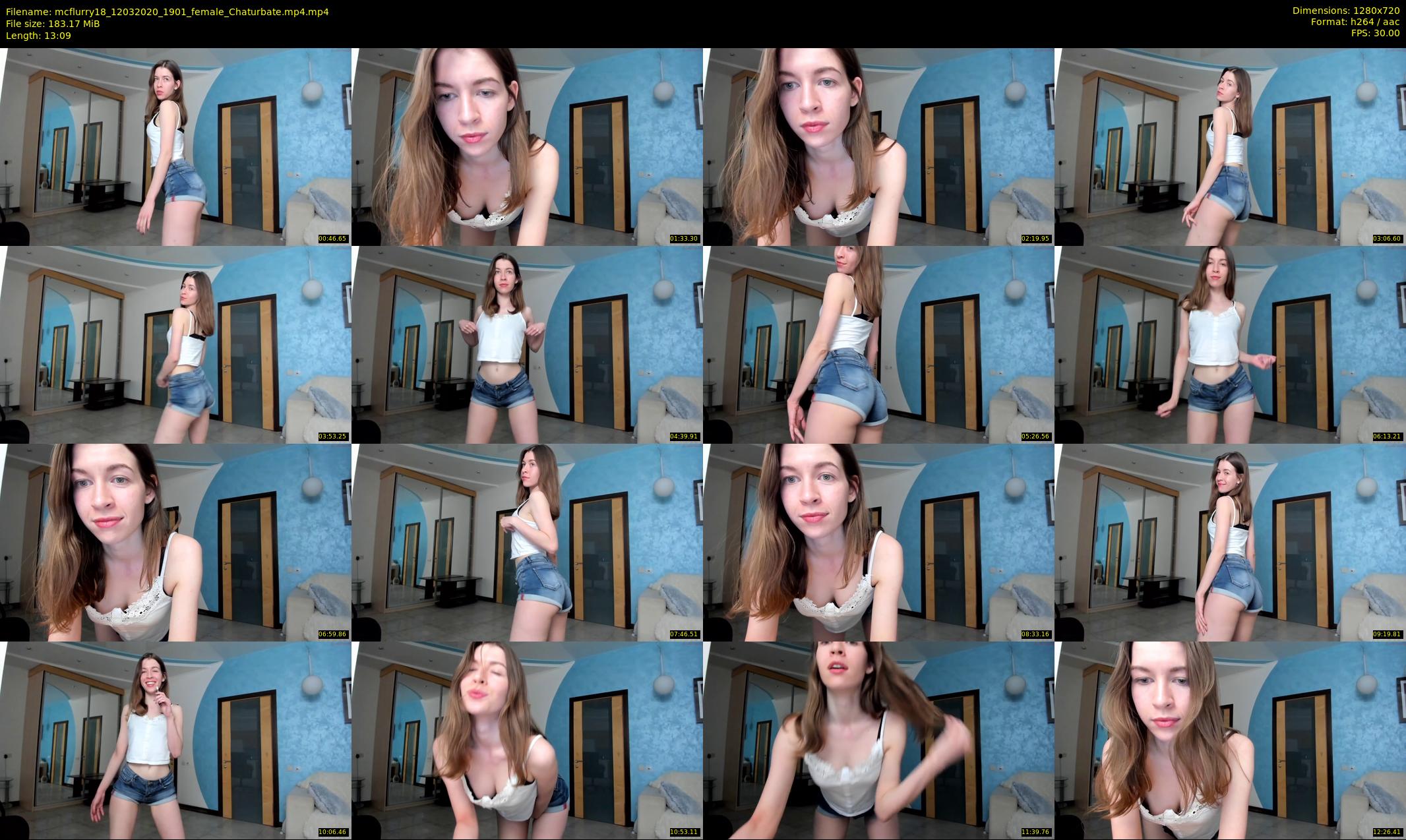 mcflurry18 — 14 minute Chaturbate female cam show recording, 720p, Mar 12, 2020