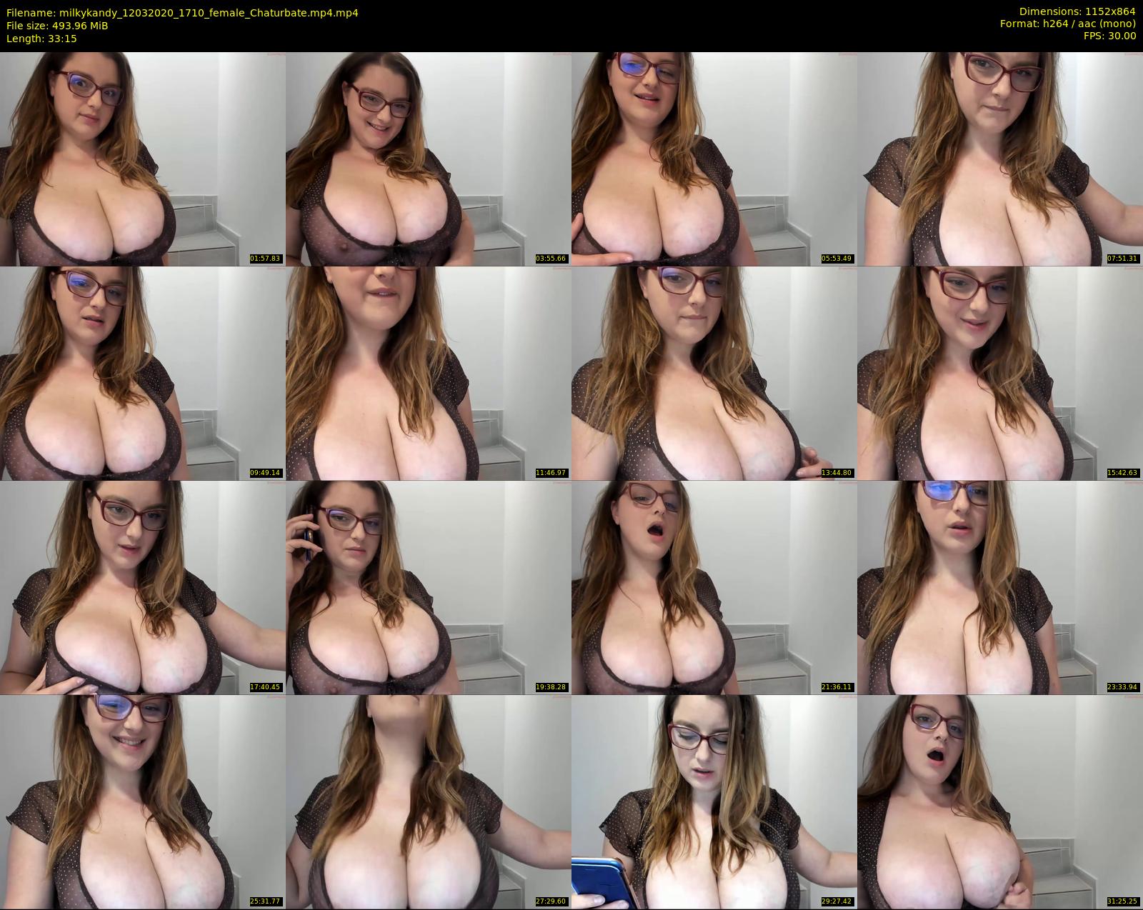 milkykandy — 34 minute Chaturbate female cam show recording, 720p, Mar 12, 2020