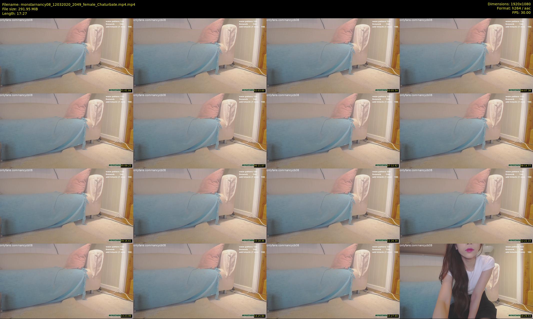 monstarnancy08 — 18 minute Chaturbate female cam show recording, 1080p, Mar 12, 2020