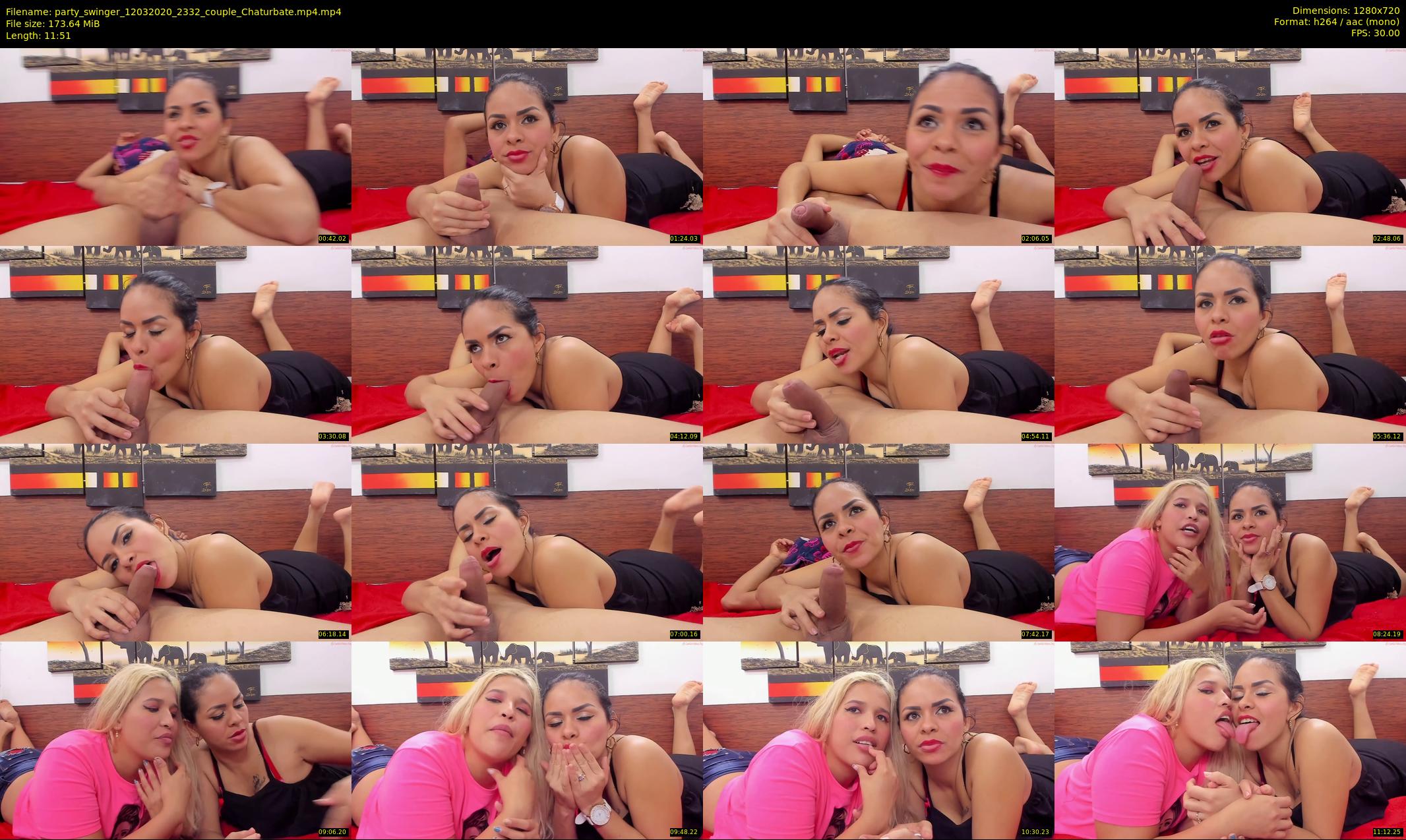 party_swinger — 12 minute Chaturbate couple cam show recording, 720p, Mar 12, 2020