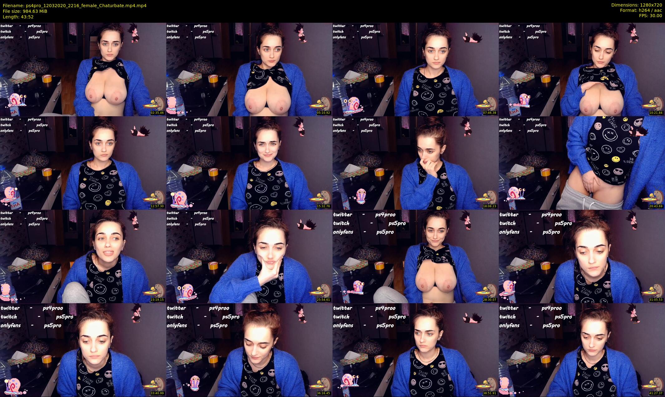ps4pro — 44 minute Chaturbate female cam show recording, 720p, Mar 12, 2020