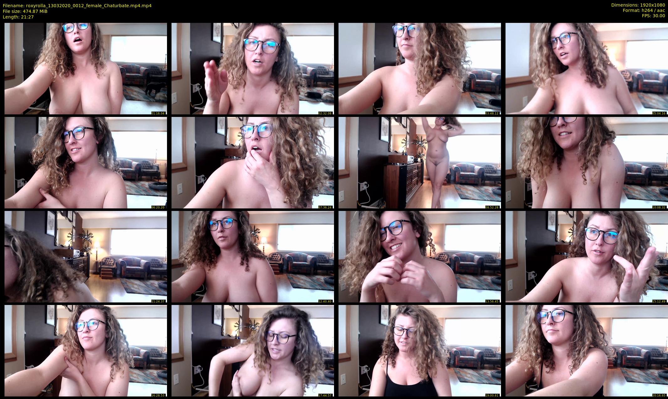 roxyrolla — 22 minute Chaturbate female cam show recording, 1080p, Mar 13, 2020