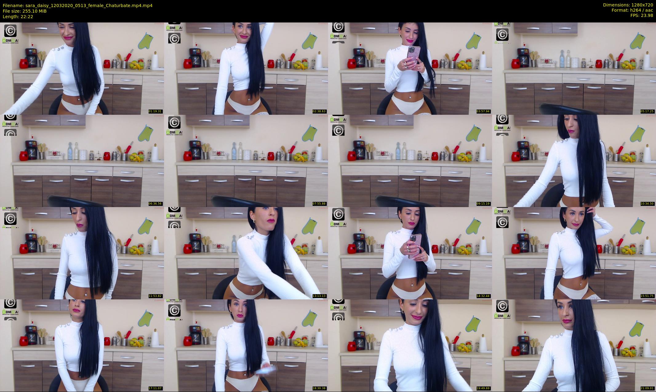 sara_daisy — 23 minute Chaturbate female cam show recording, 720p, Mar 12, 2020