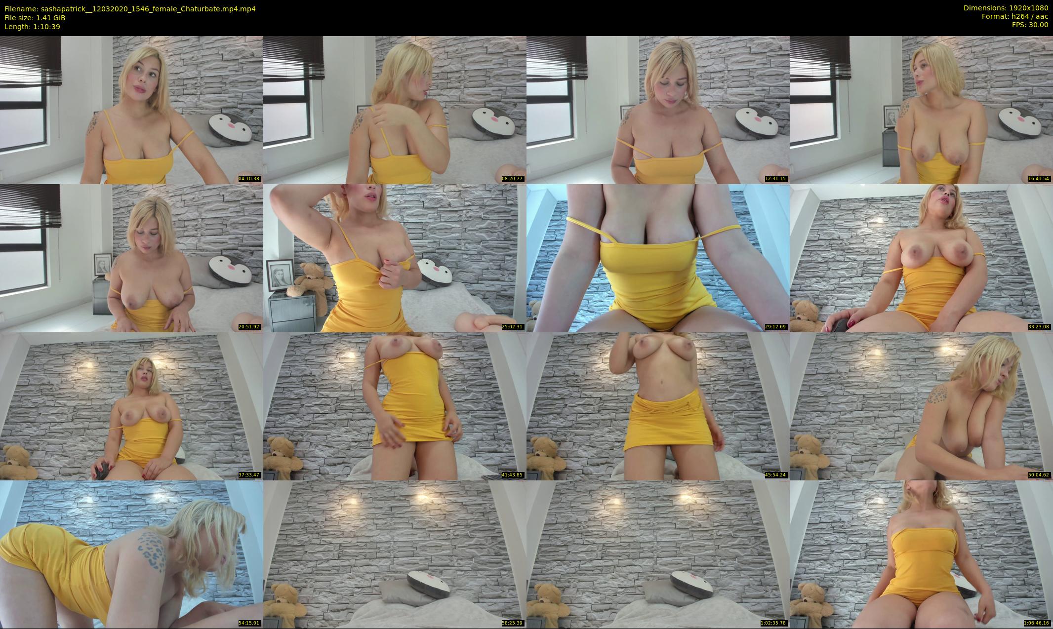 sashapatrick_ — 71 minute Chaturbate female cam show recording, 1080p, Mar 12, 2020