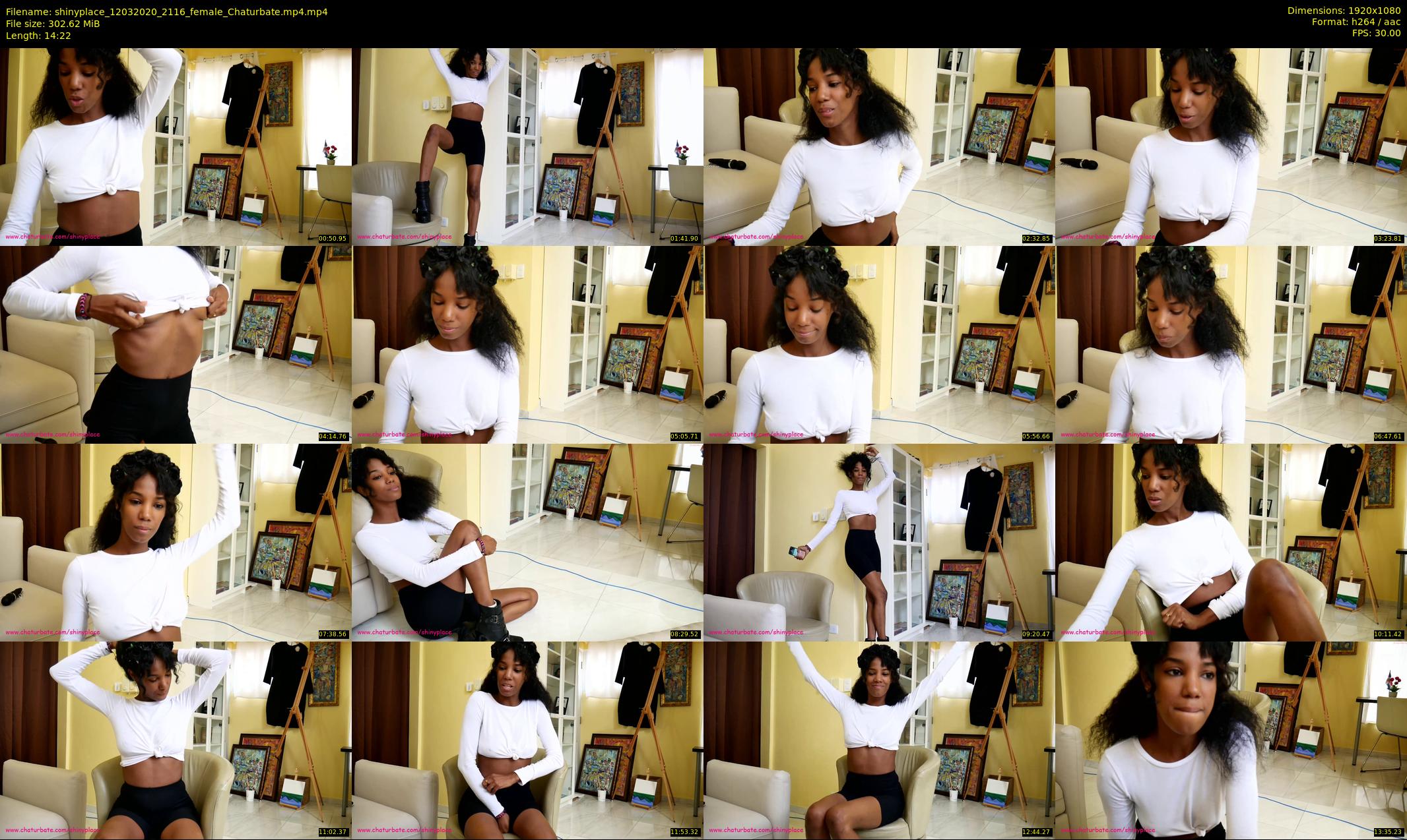 shinyplace — 15 minute Chaturbate couple cam show recording, 1080p, Mar 12, 2020