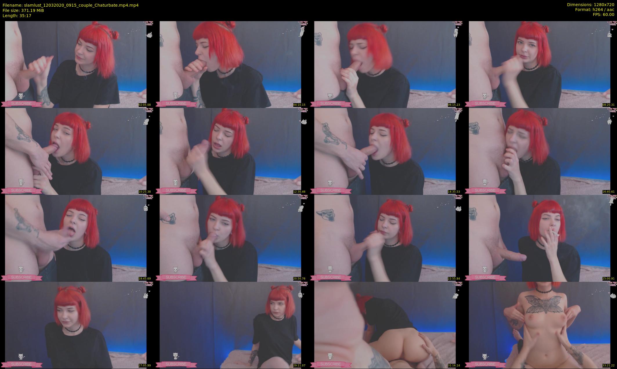 slamlust — 36 minute Chaturbate couple cam show recording, 720p, Mar 12, 2020