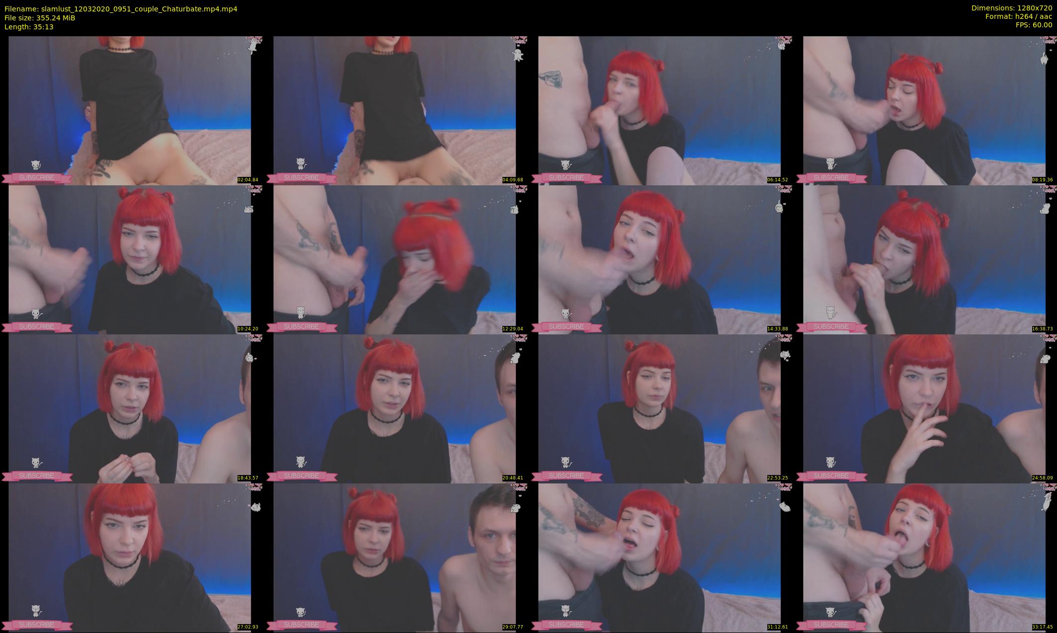 slamlust — 36 minute Chaturbate couple cam show recording, 720p, Mar 12, 2020
