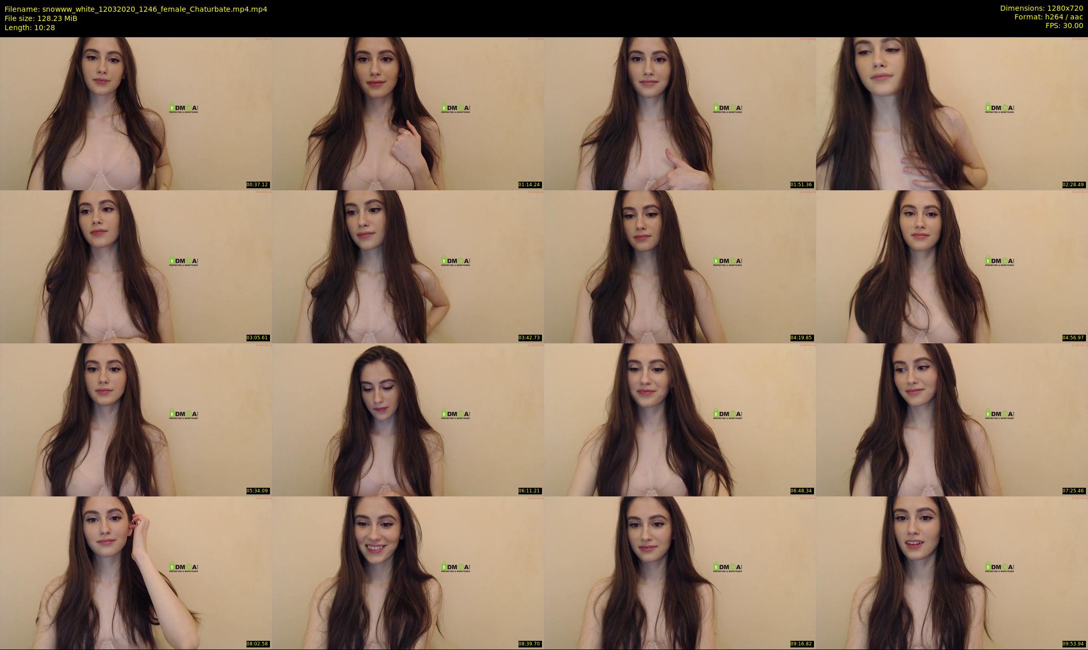snowww_white — 11 minute Chaturbate female cam show recording, 720p, Mar 12, 2020
